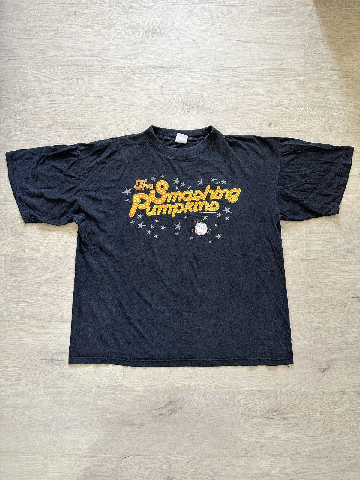 Pre-owned Band Tees X Rock Band Vintage Smashing Pumpkins 1996 T Shirt In Navy
