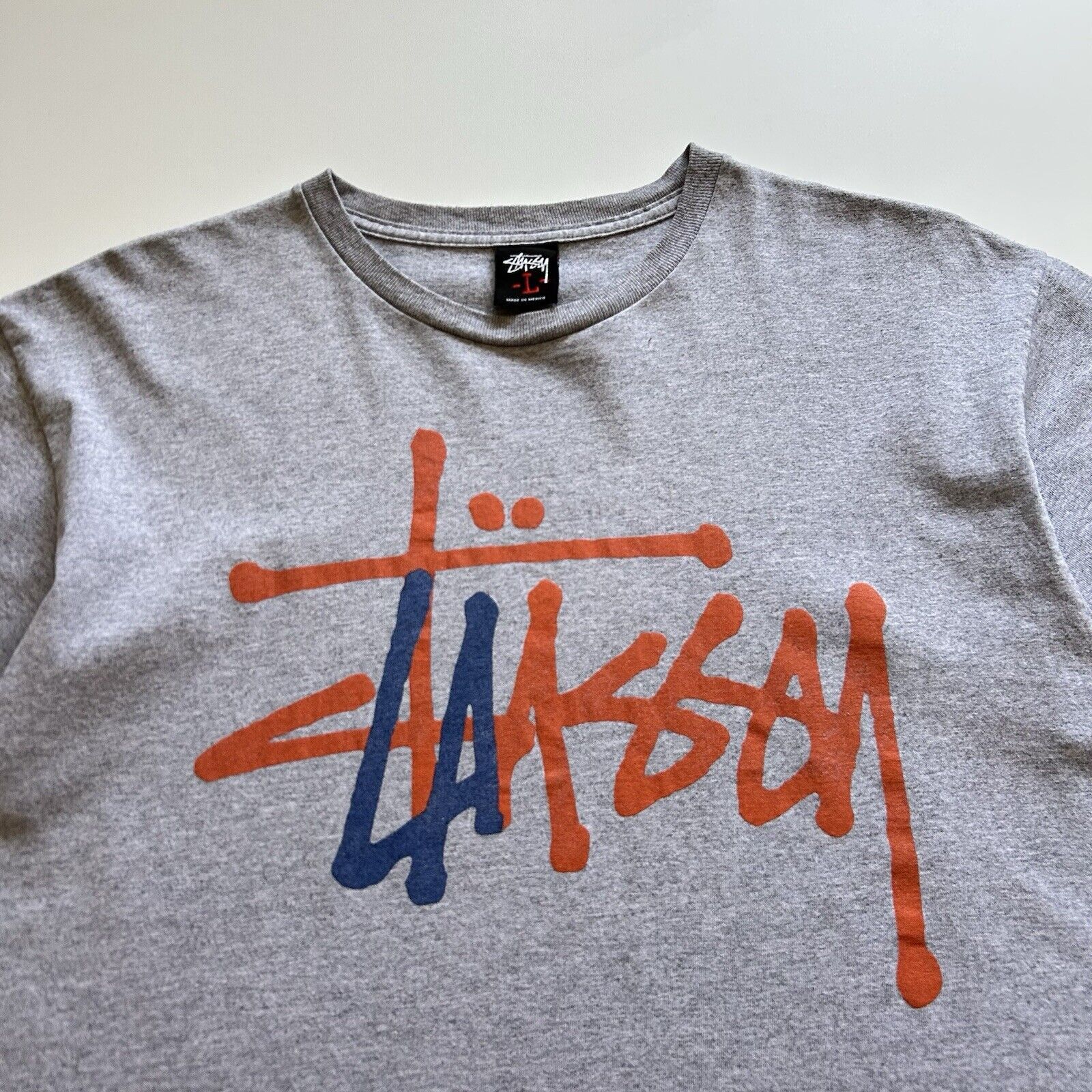 Stussy × Vintage Vintage 2000s Stussy LA Los Angeles Graphic T Shirt Large Size US L / EU 52-54 / 3 - 2 Thumbnail