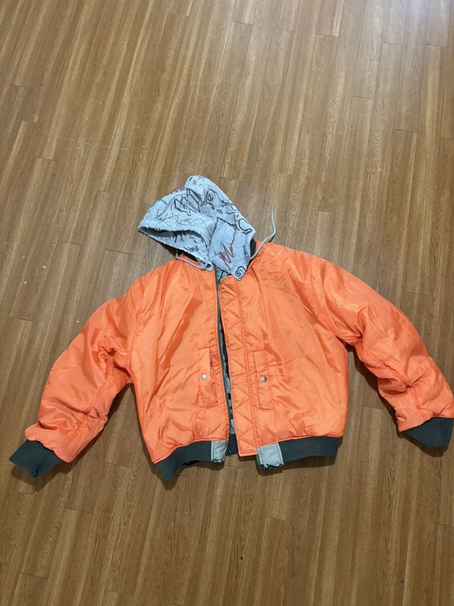 Mowalola Mowalola Graffiti Bomber with hood Size US L / EU 52-54 / 3 - 8 Thumbnail