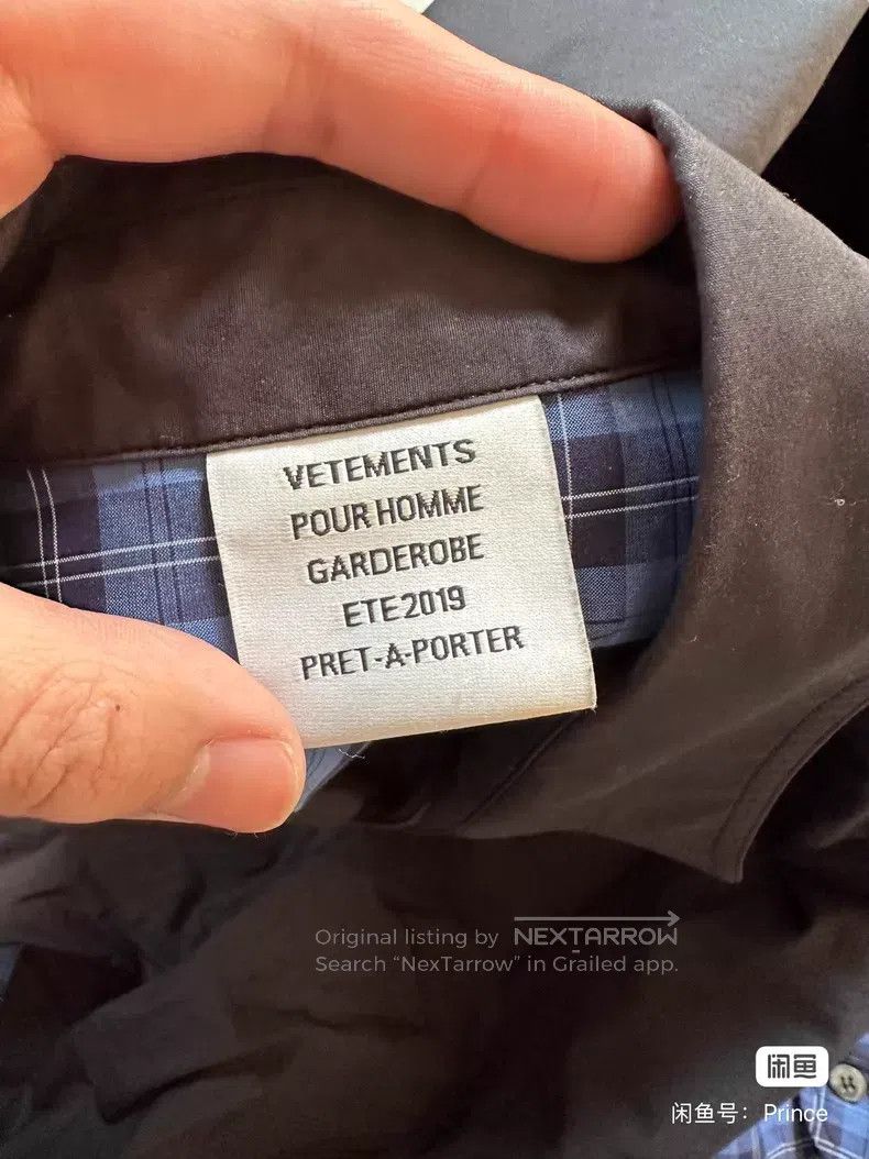 Vetements VETEMENTS Ghost and Goblins Fake Two-Piece Shirt Size US S / EU 44-46 / 1 - 3 Thumbnail
