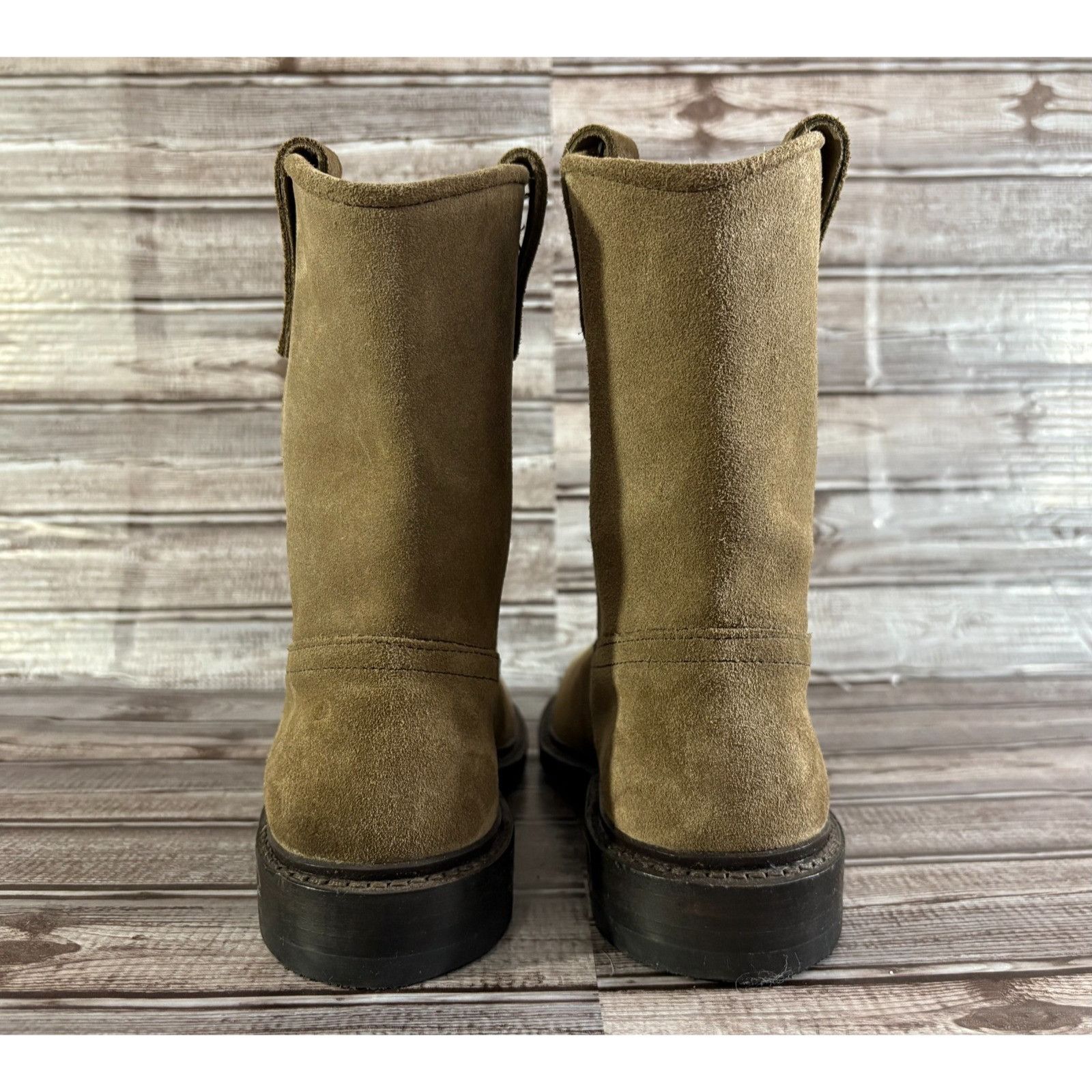 Allen Edmonds Allen Edmonds Dallas Roper Boots Burnt Sugar Suede Leather s Size US 9 / EU 42 - 3 Thumbnail