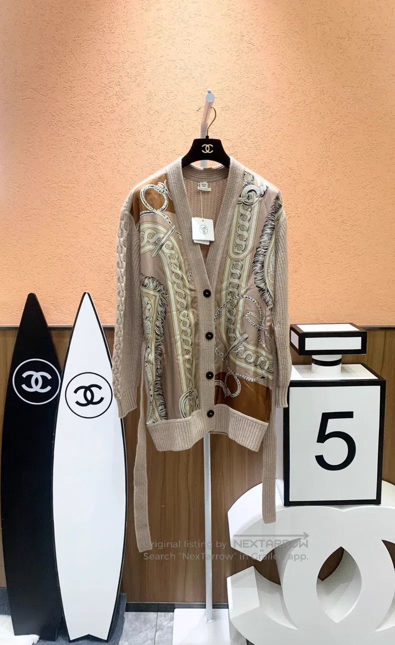 Hermes Hermes Wool Cardigan Size XXS / US 00 / IT 34 - 1 Thumbnail