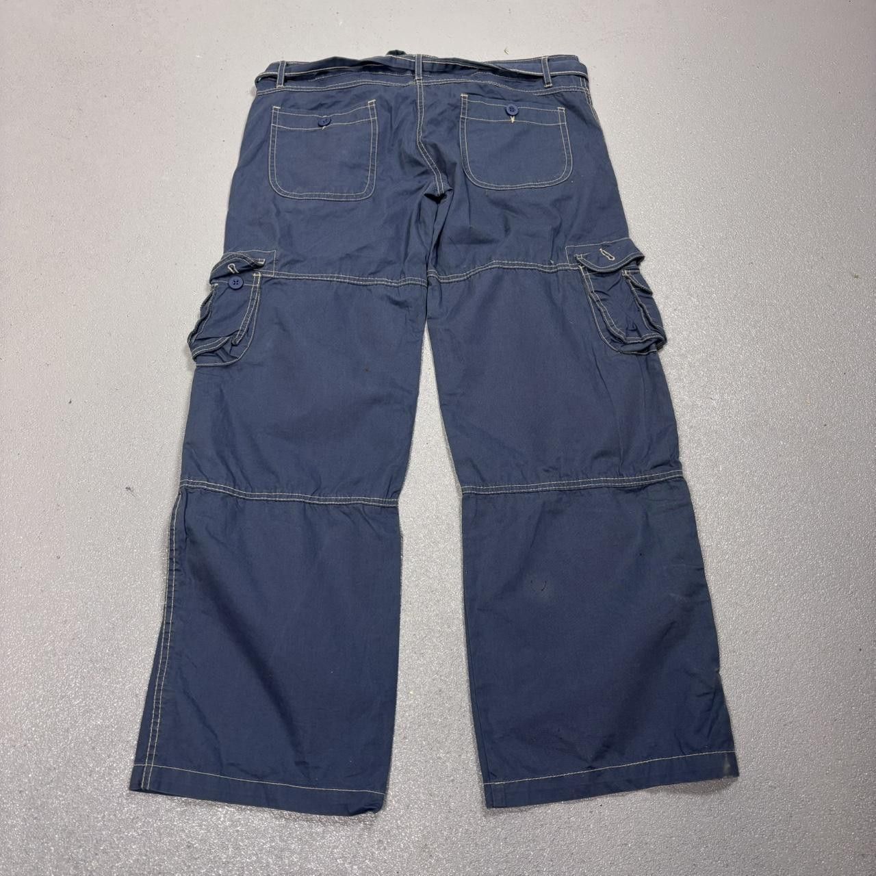 Japanese Brand × Vintage Vintage y2k 90s cargo pants Size US 34 / EU 50 - 5 Thumbnail