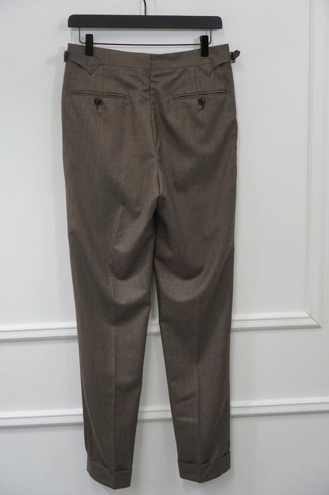 Suitsupply Men Suitsupply Suit Lazio Rustic Tropical Brown Wool UK/US34 Size 34R - 7 Thumbnail