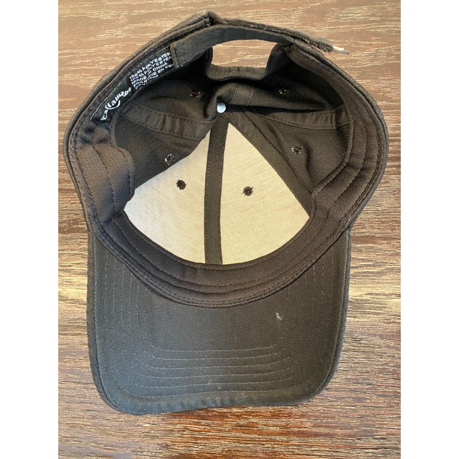 Callaway Callaway Hat Men One Size Black Strapback Performance Lightweight Logo Golf Cap Mens Size ONE SIZE - 5 Thumbnail