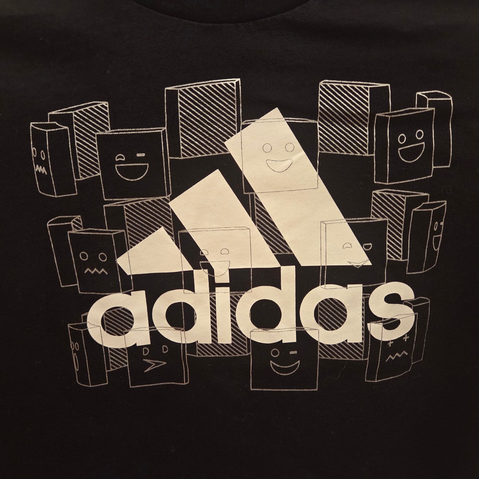Adidas Adidas Black Graphic Logo Longsleeve - Boys Size 6 Size US XXS / EU 40 - 5 Thumbnail