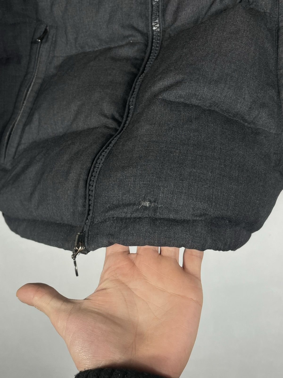 Designer × Moncler Moncler Montgenevre Giubbotto Grey Puffer Hoodie Size US XL / EU 56 / 4 - 8 Thumbnail