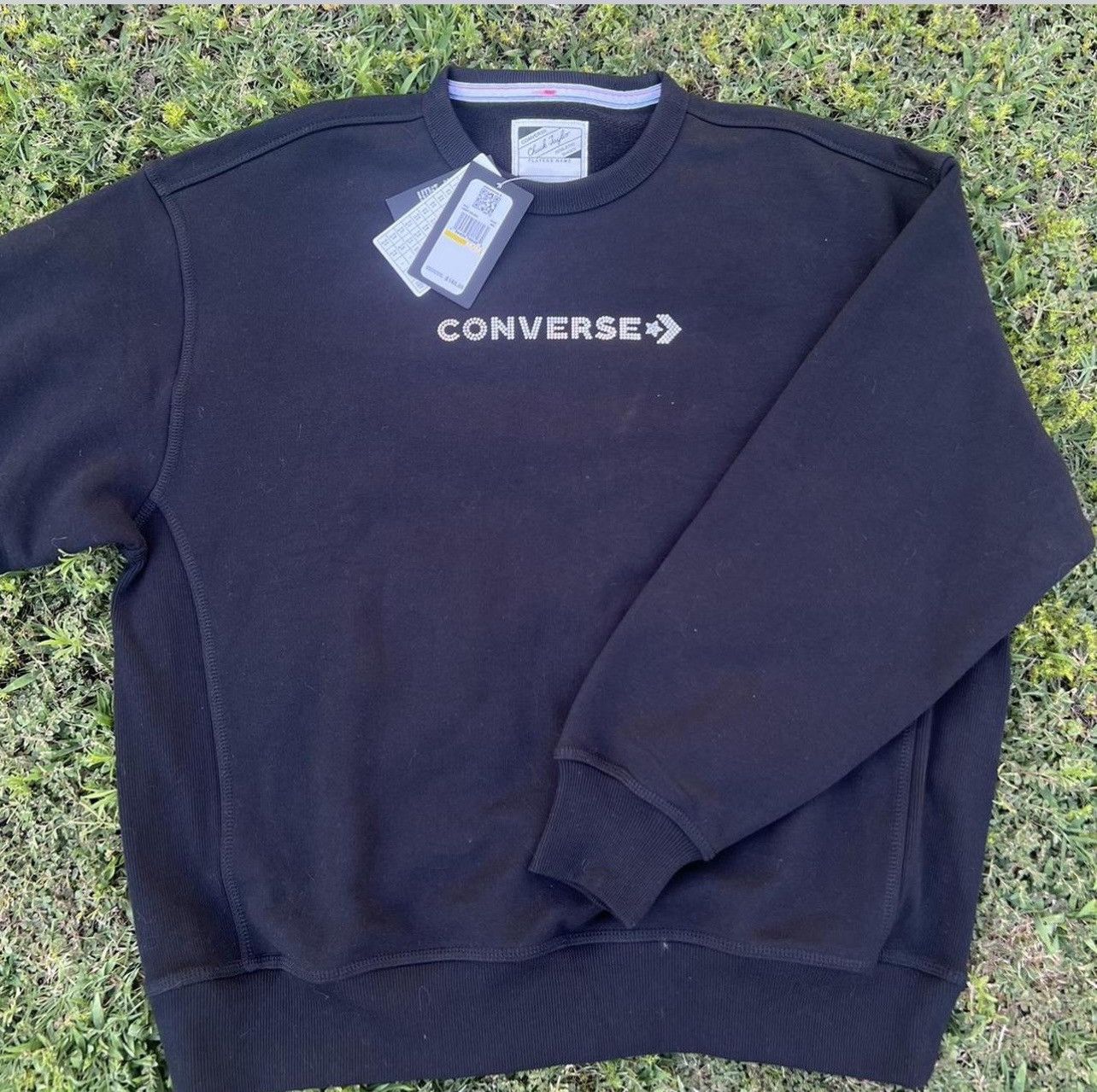 Converse Swarovski crystal sweatshirt Size M / US 6-8 / IT 42-44 - 2 Thumbnail