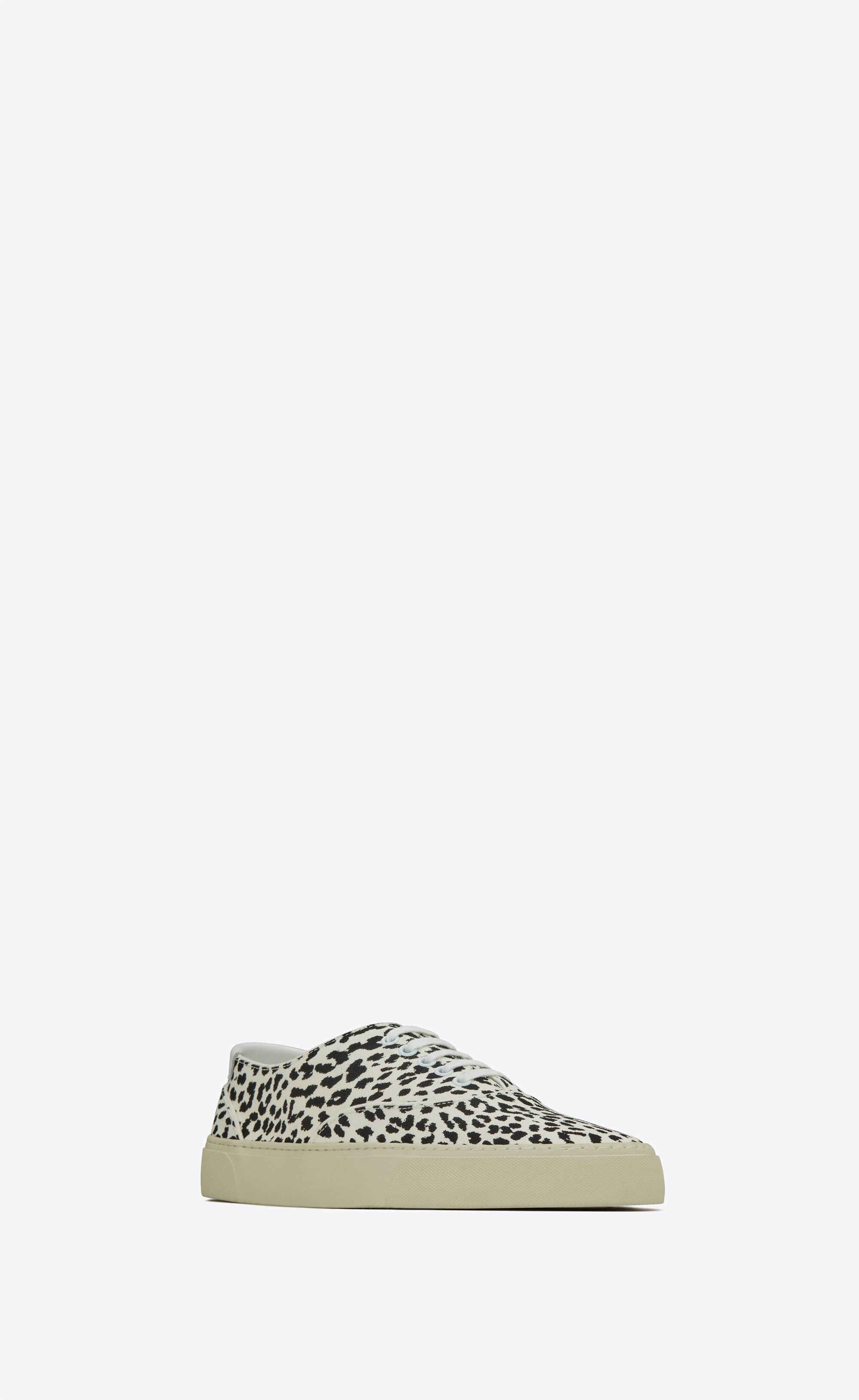 Saint Laurent Paris o1bcso1str1125 Venice Sneakers printed Canvas in Black/White Size US 6.5 / EU 39-40 - 2 Thumbnail
