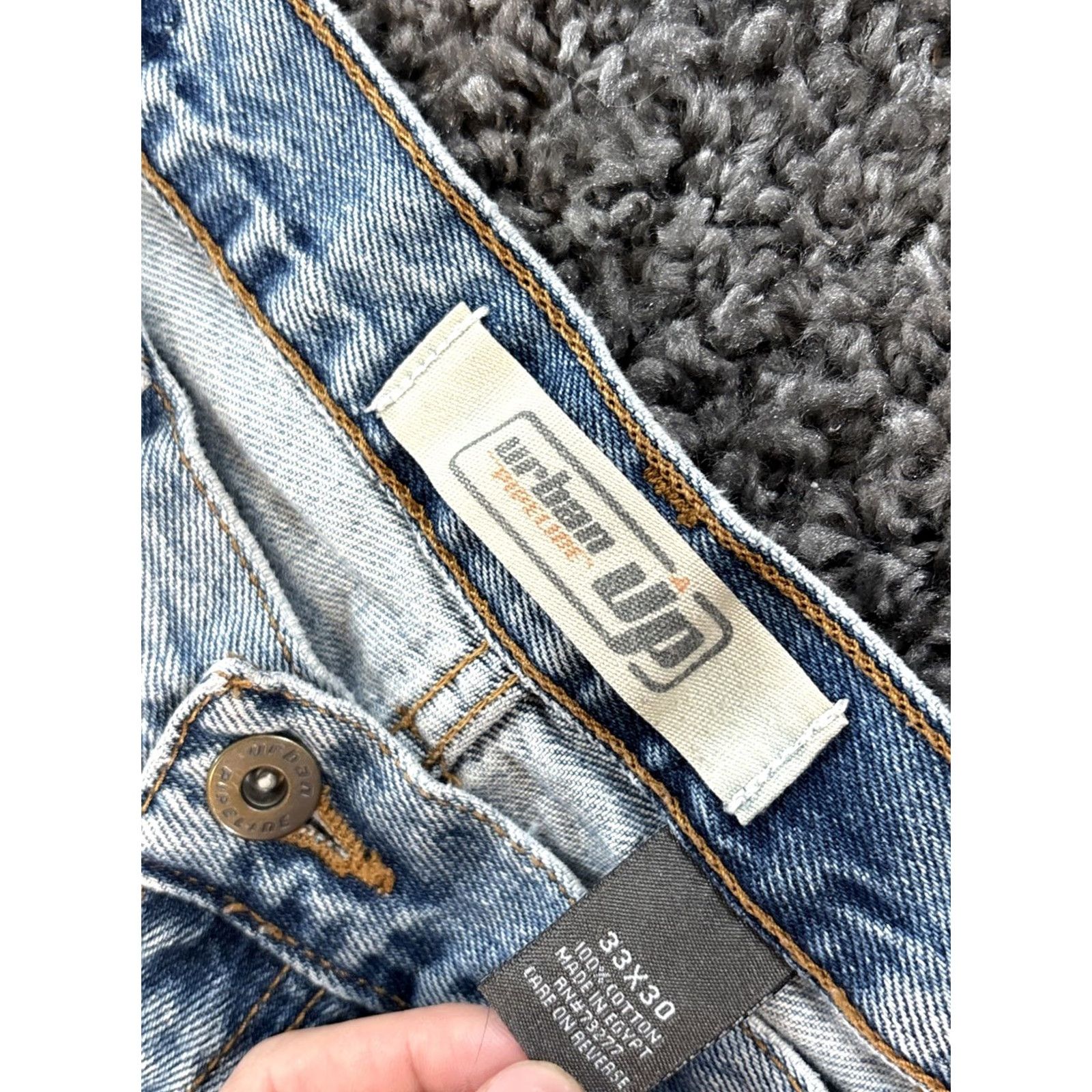 Vintage VINTAGE Urban Pipeline Jeans Baggy Men’s 33x30 Denim Light Wash Relaxed Bootcut Regular 30 In Inseam Blue Cotton Dark Wash Women? Size US 33 - 5 Thumbnail