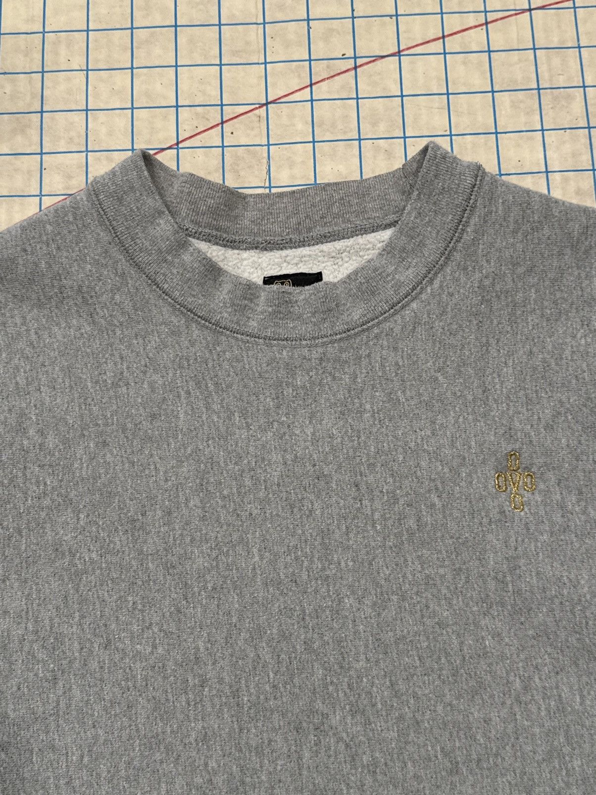 October's Very Own Octobers Very Own OVO Heather Gray Crewneck Mens Large Size US L / EU 52-54 / 3 - 7 Thumbnail