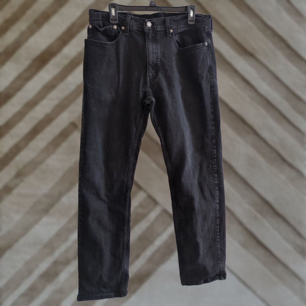 Levi's VINTAGE Levi's Waterless 559 Jeans 36x32 Mens Black Straight Jeans Mens Regular Size 36x32 Black Levi's 559 Jeans 90s? Size US 36 / EU 52 - 1 Thumbnail