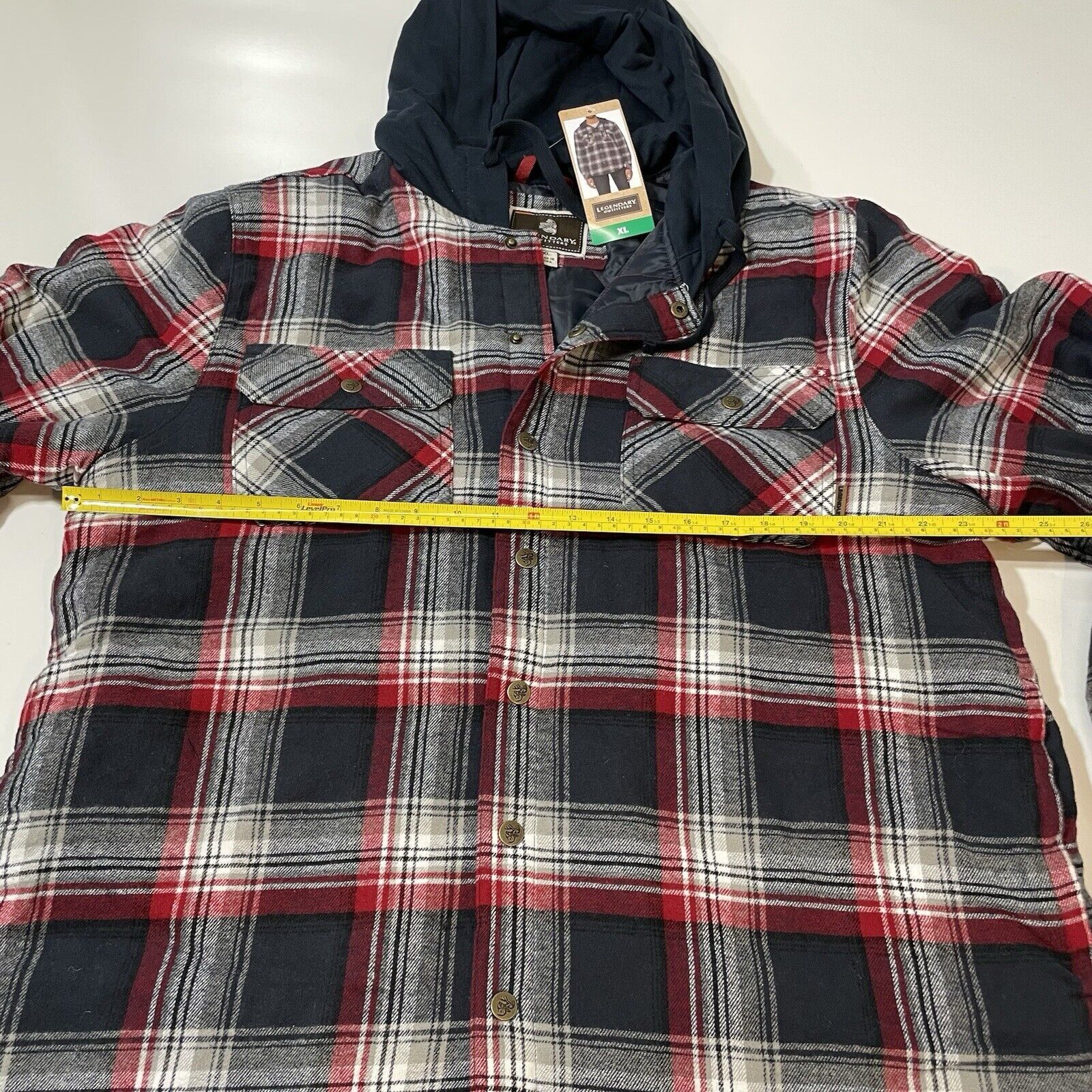 Legendary Goods Legendary Outfitters Shirt Jacket Hood Snap Black Red XL Size US XL / EU 56 / 4 - 5 Thumbnail