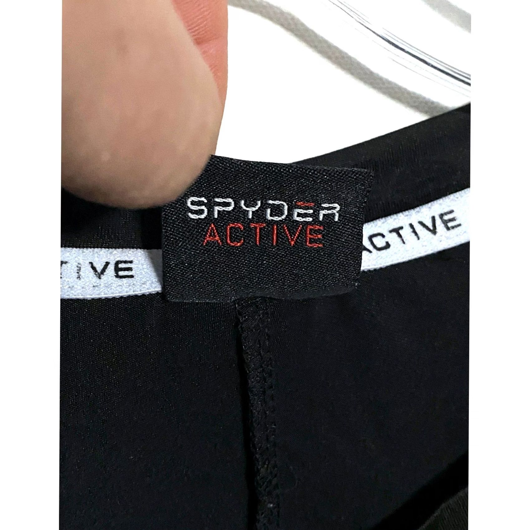 Spyder Spyder Shirt Mens L Black Camouflage Short Sleeve Athletic Run ProW Span 91% Polyester 9% Spandex Athleisure Gym Workout Movement Casual Activewear Size US L / EU 52-54 / 3 - 6 Thumbnail