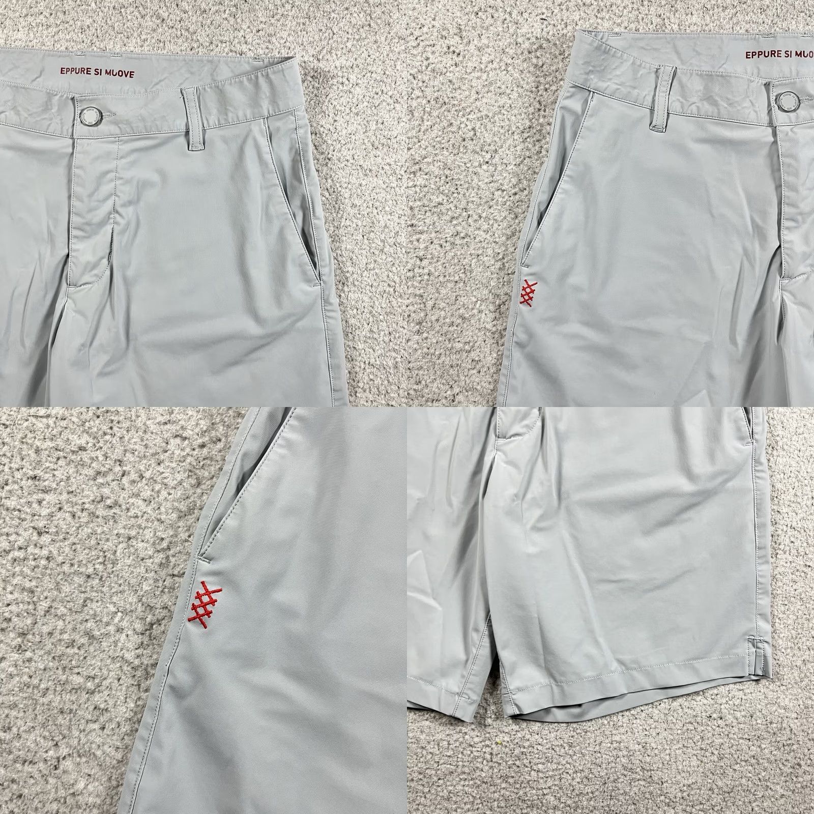 Rhone Rhone Shorts Mens Gray Chino 28 Size Regular Stretch Fashion Workwear Pockets Zipper Pop Size US 28 / EU 44 - 8 Thumbnail