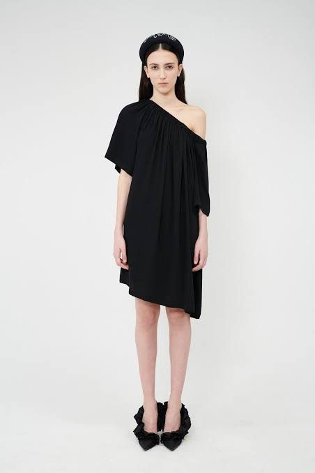 Maison Margiela - Asymmetrical Pleated Dress