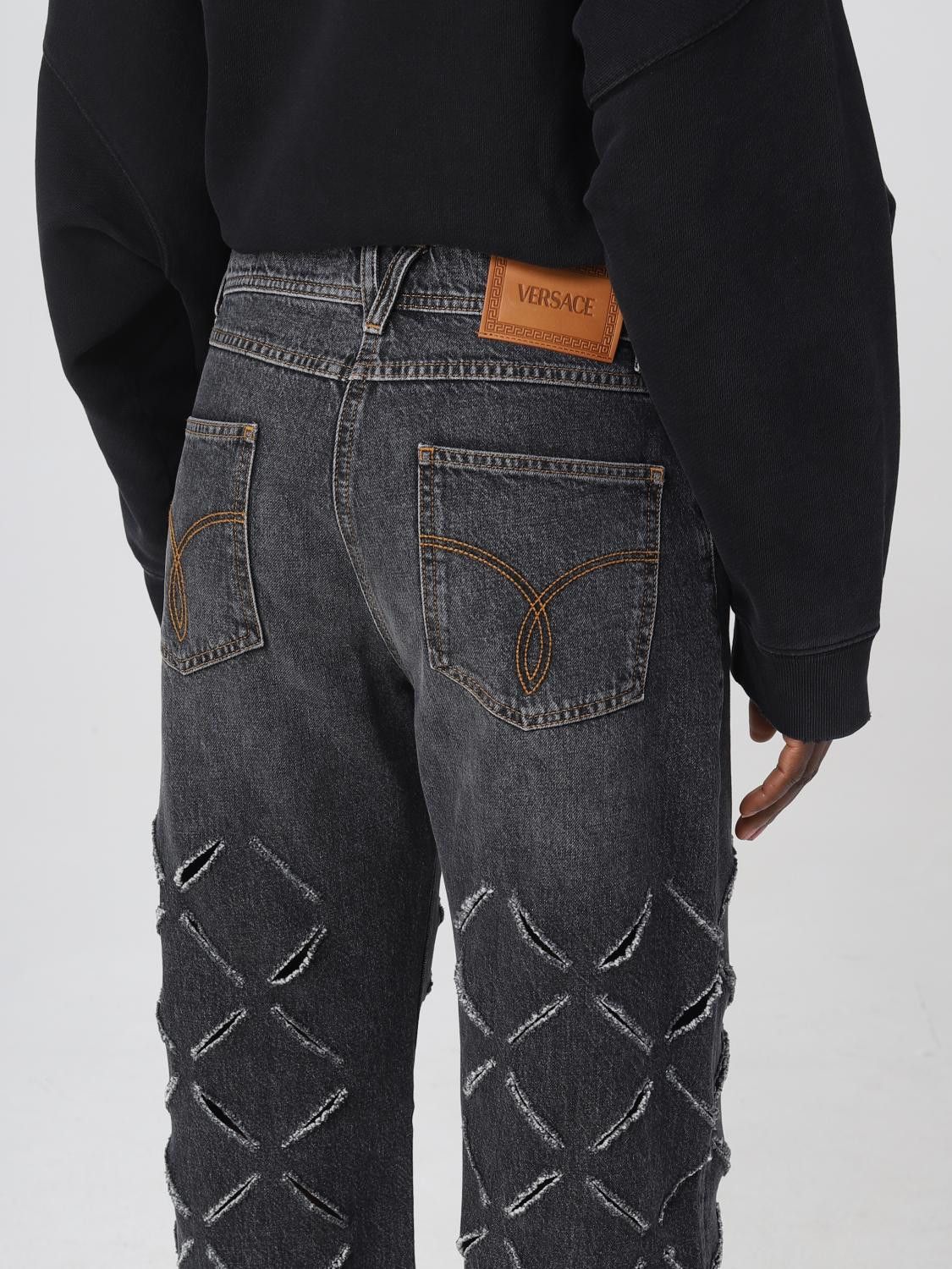 Versace o1y0226 Denim Pant in Dark Gray Size 28" / US 6 / IT 42 - 5 Thumbnail