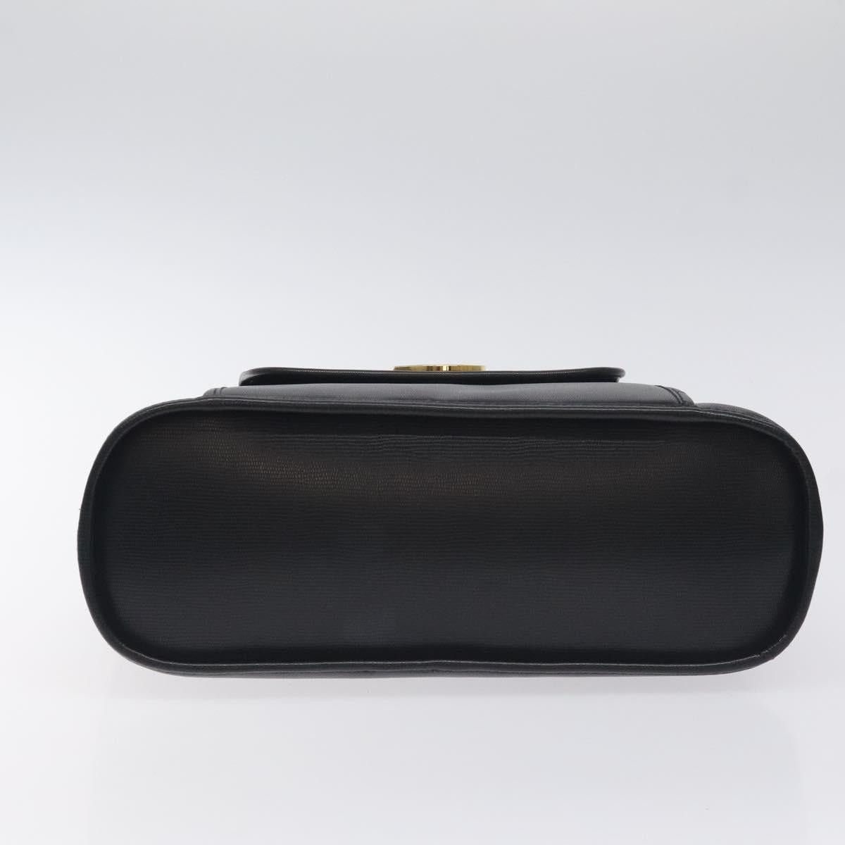 Celine CELINE Hand Bag Leather Black Gold Size ONE SIZE - 9 Thumbnail