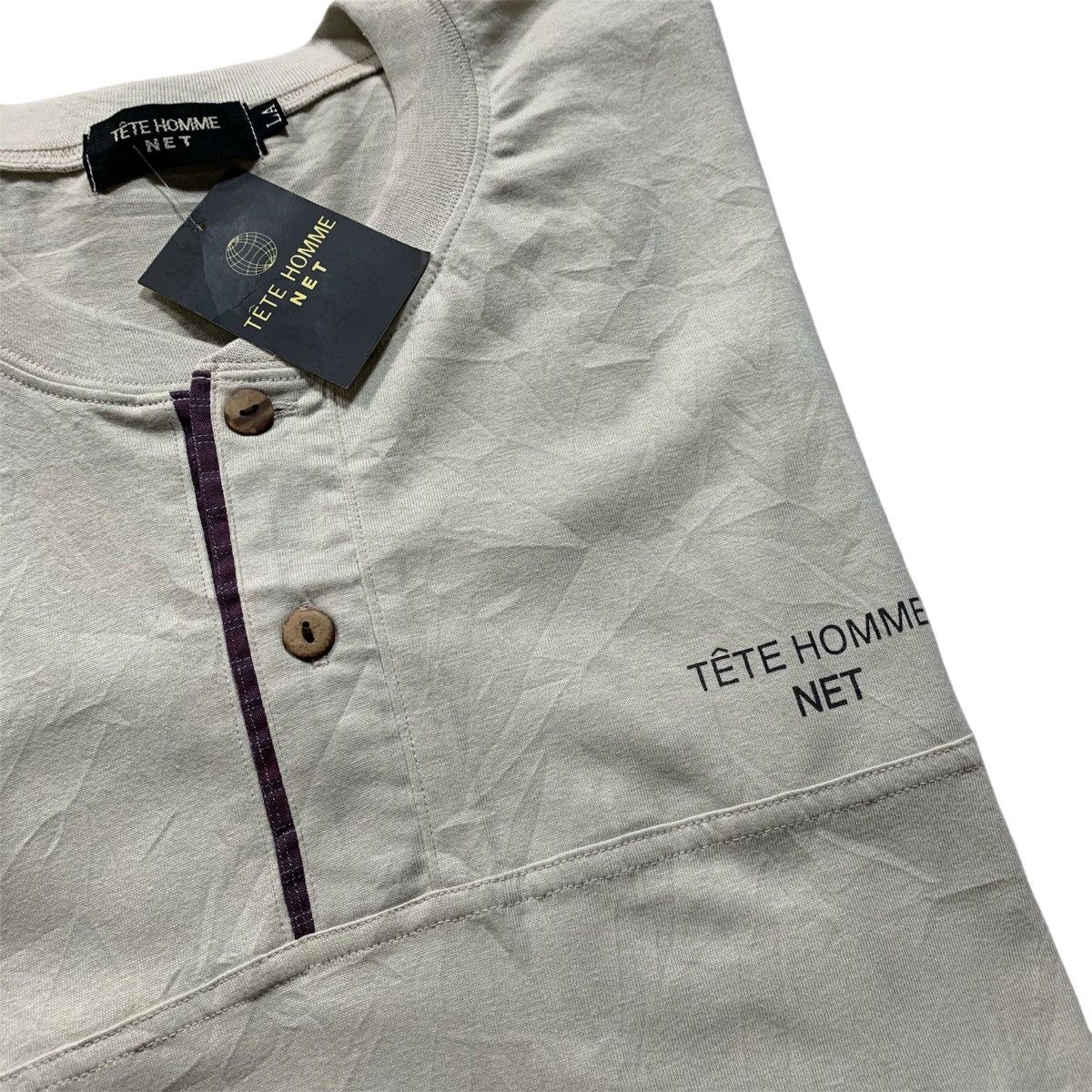 Tete Homme Tete Homme Issey Miyake Longsleeve Button Japanese Brand Size US L / EU 52-54 / 3 - 6 Thumbnail