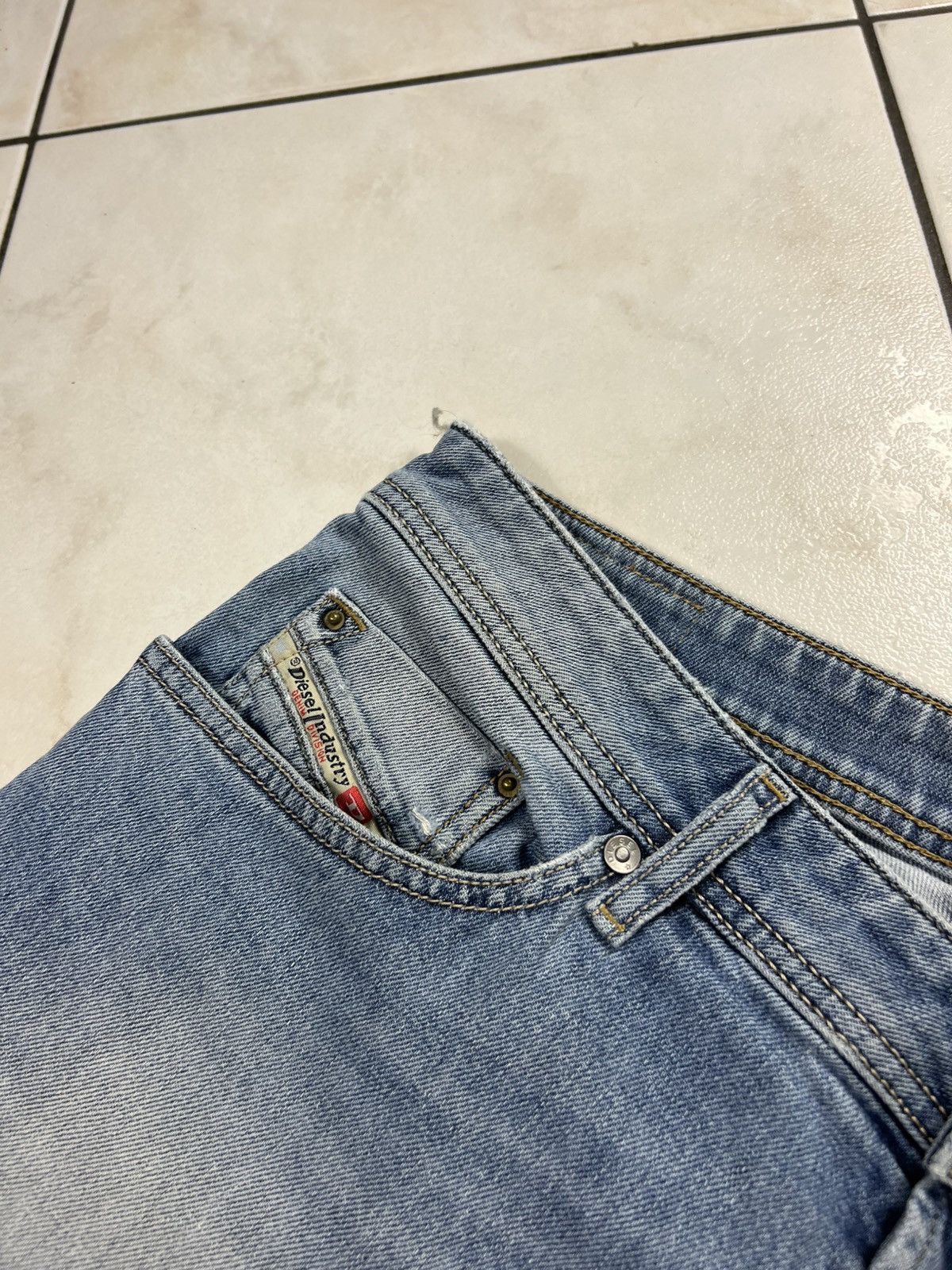 Diesel Vintage Diesel Waykee y2k distressed denim washed jeans pant Size US 34 / EU 50 - 10 Thumbnail