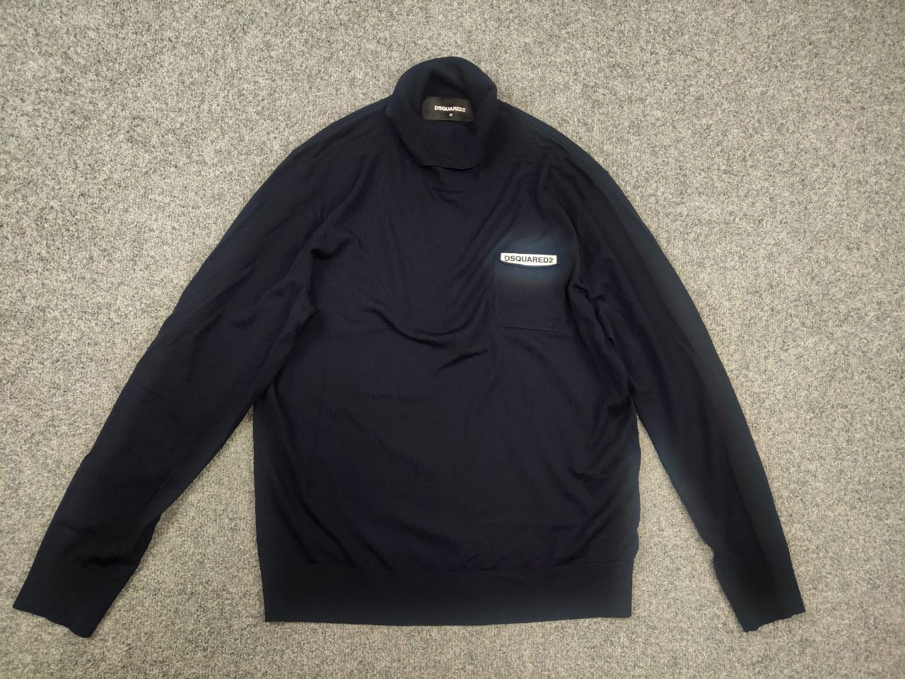 Dsquared2 Dsquared2 Design wool Sweater high turtleneck collar Logo Size US M / EU 48-50 / 2 - 7 Thumbnail