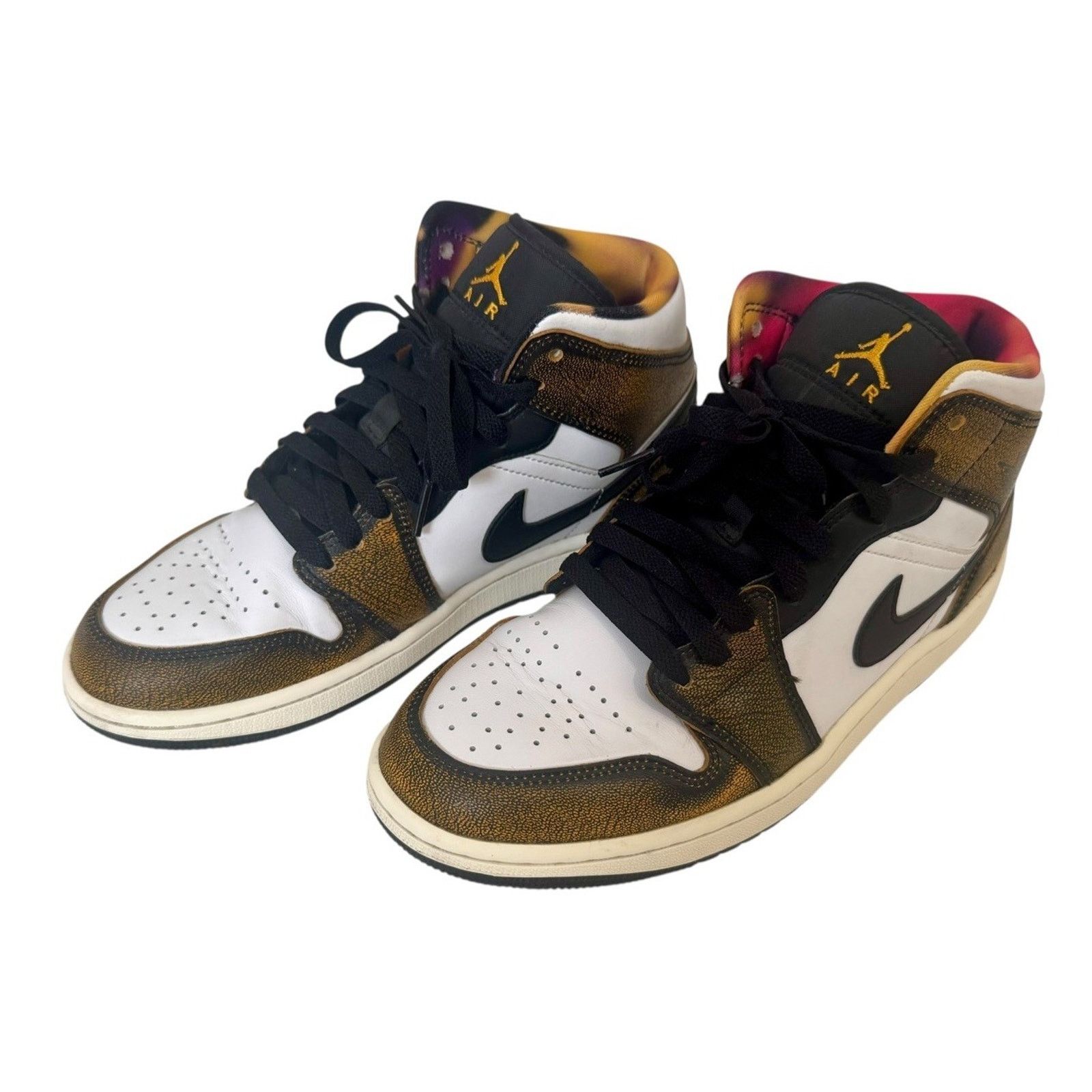 Nike NIKE AIR JORDAN 1 Mid SE Retro Wear Away Taxi Shoes Mens 7.5 Size US 7.5 / EU 40-41 - 5 Thumbnail
