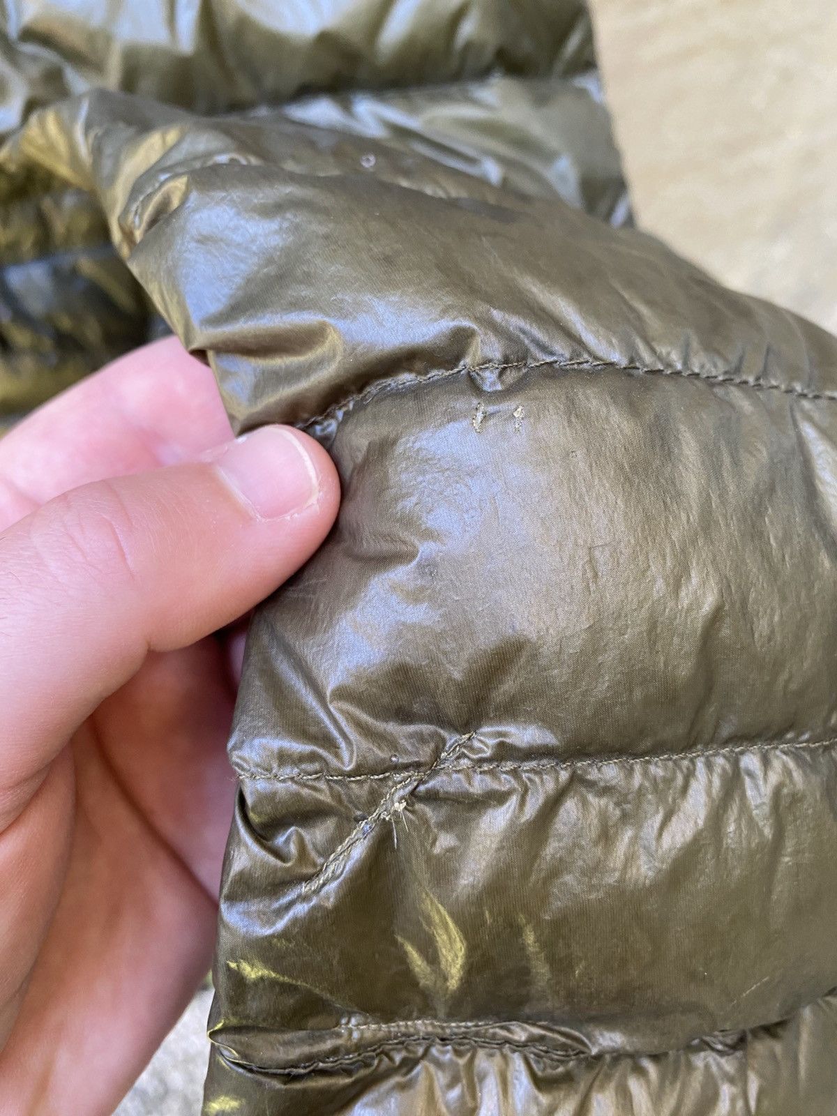 Moncler Moncler Omer Jacket Light Down Quilted Size 3 Olive Color Size US L / EU 52-54 / 3 - 5 Thumbnail