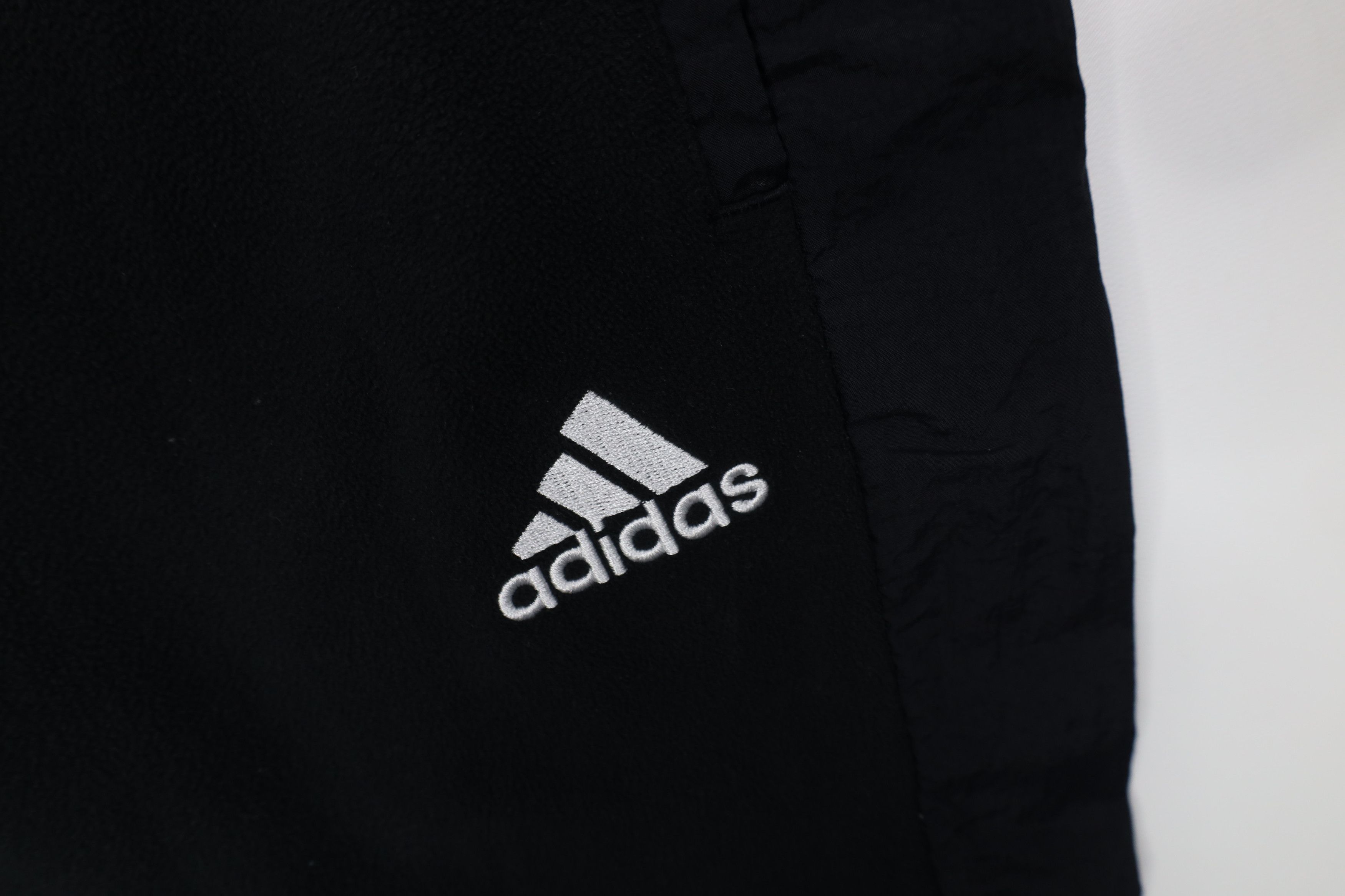 Adidas Vintage Y2K Adidas Spell Out Fleece Sweatpants Joggers Black Size US 32 / EU 48 - 6 Thumbnail