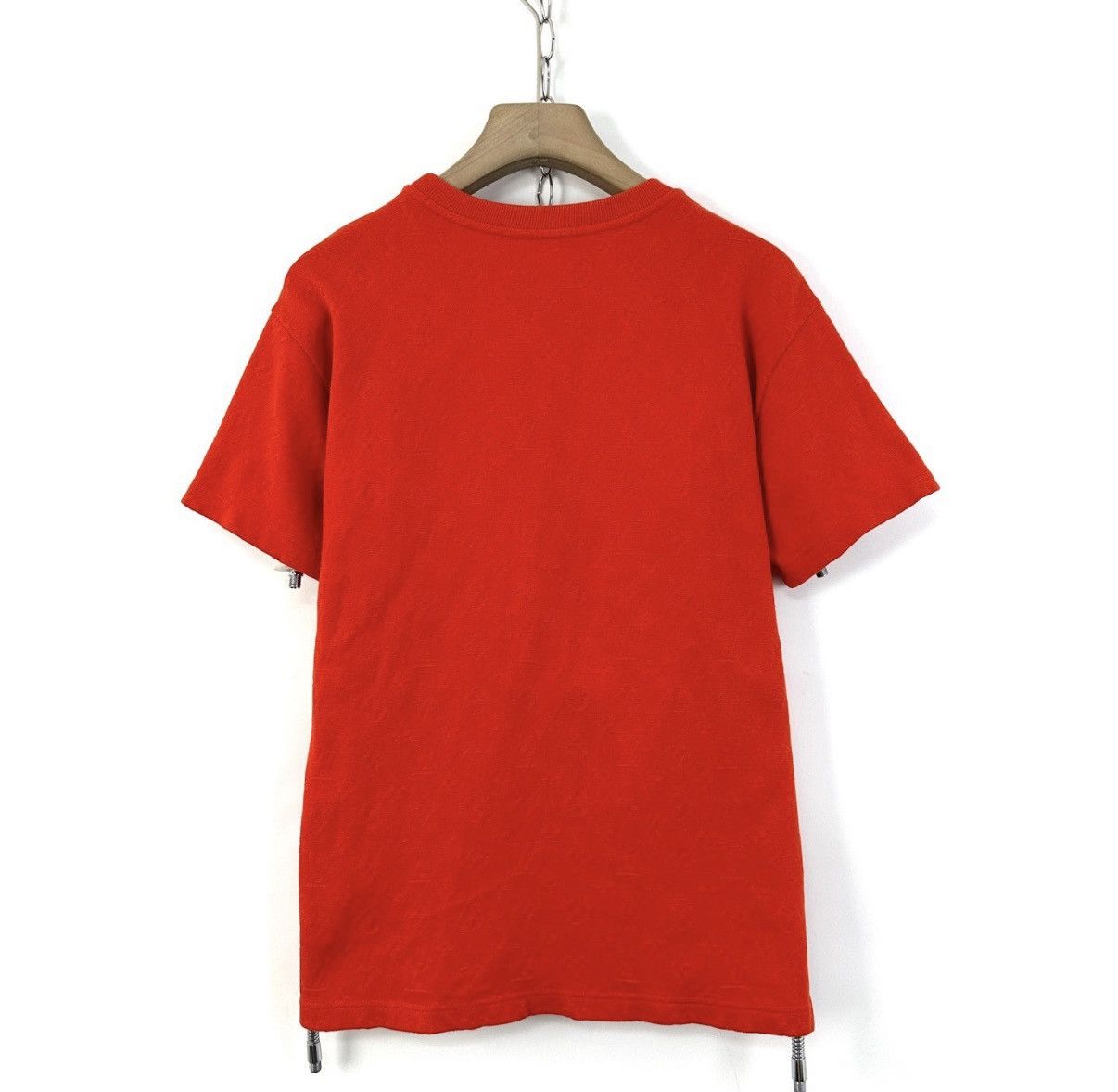 Louis Vuitton Louis Vuitton Red All-Over Logo Jacquard Short Sleeve K12 Size US XS / EU 42 / 0 - 2 Thumbnail