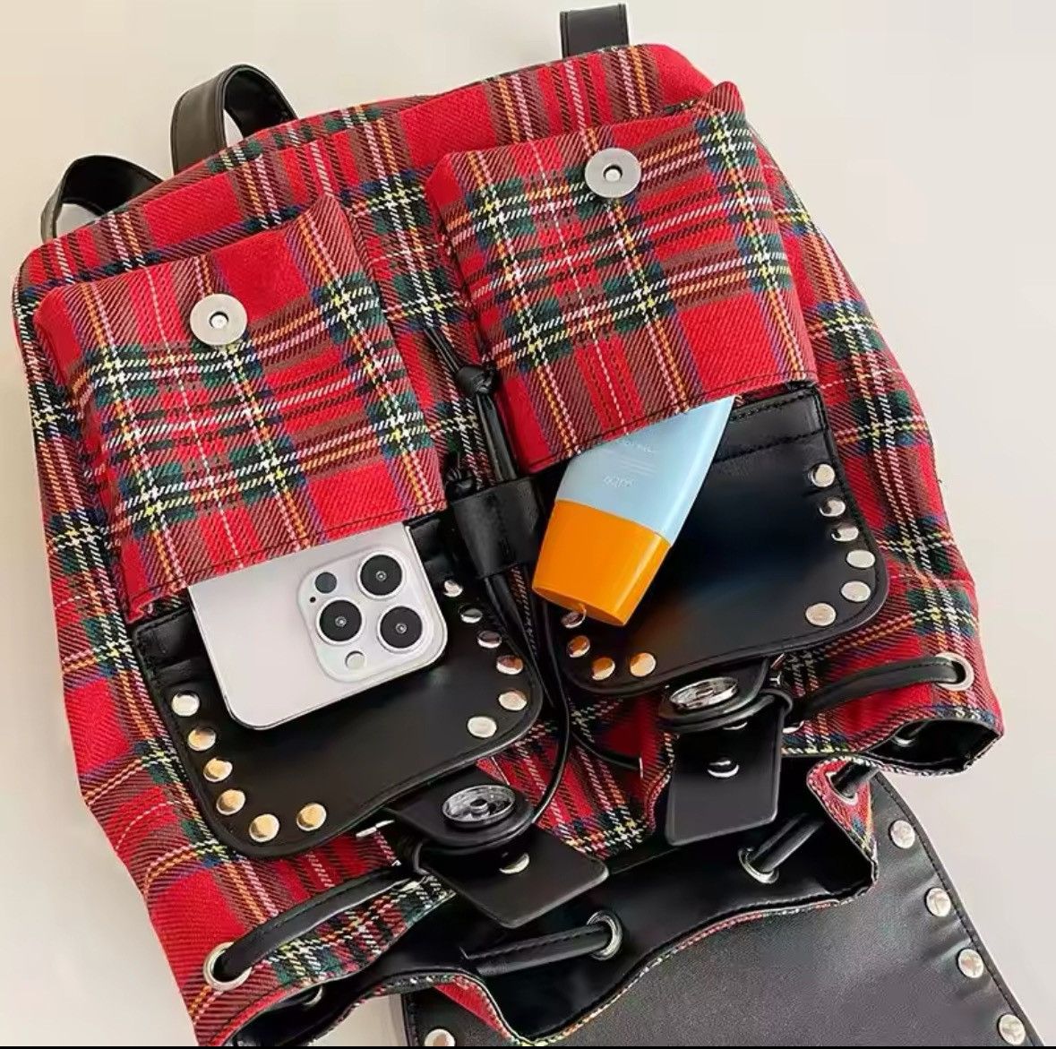 Japanese Brand Backpacks HarajukuTrend Aesthetic Preppy University Back Size ONE SIZE - 6 Thumbnail