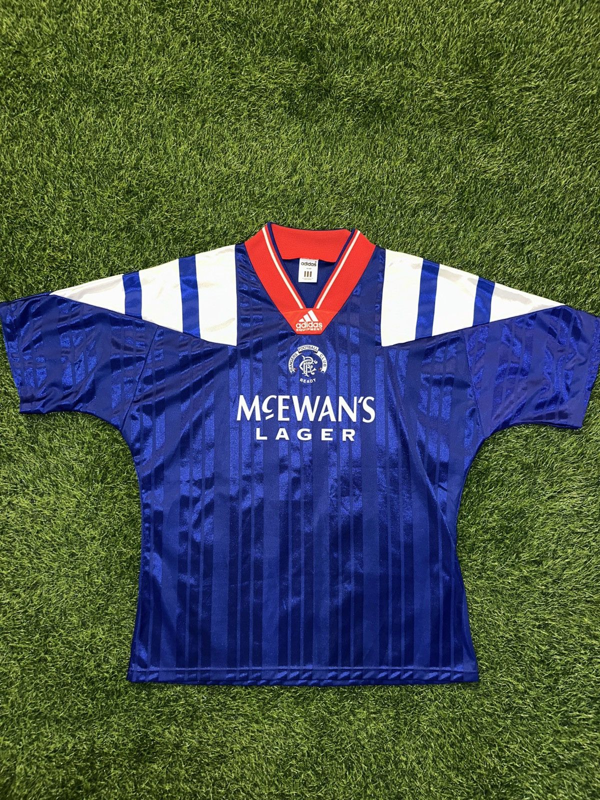 Adidas Vintage adidas glasglow rangers home football soccer jersey Size US XL / EU 56 / 4 - 1 Thumbnail