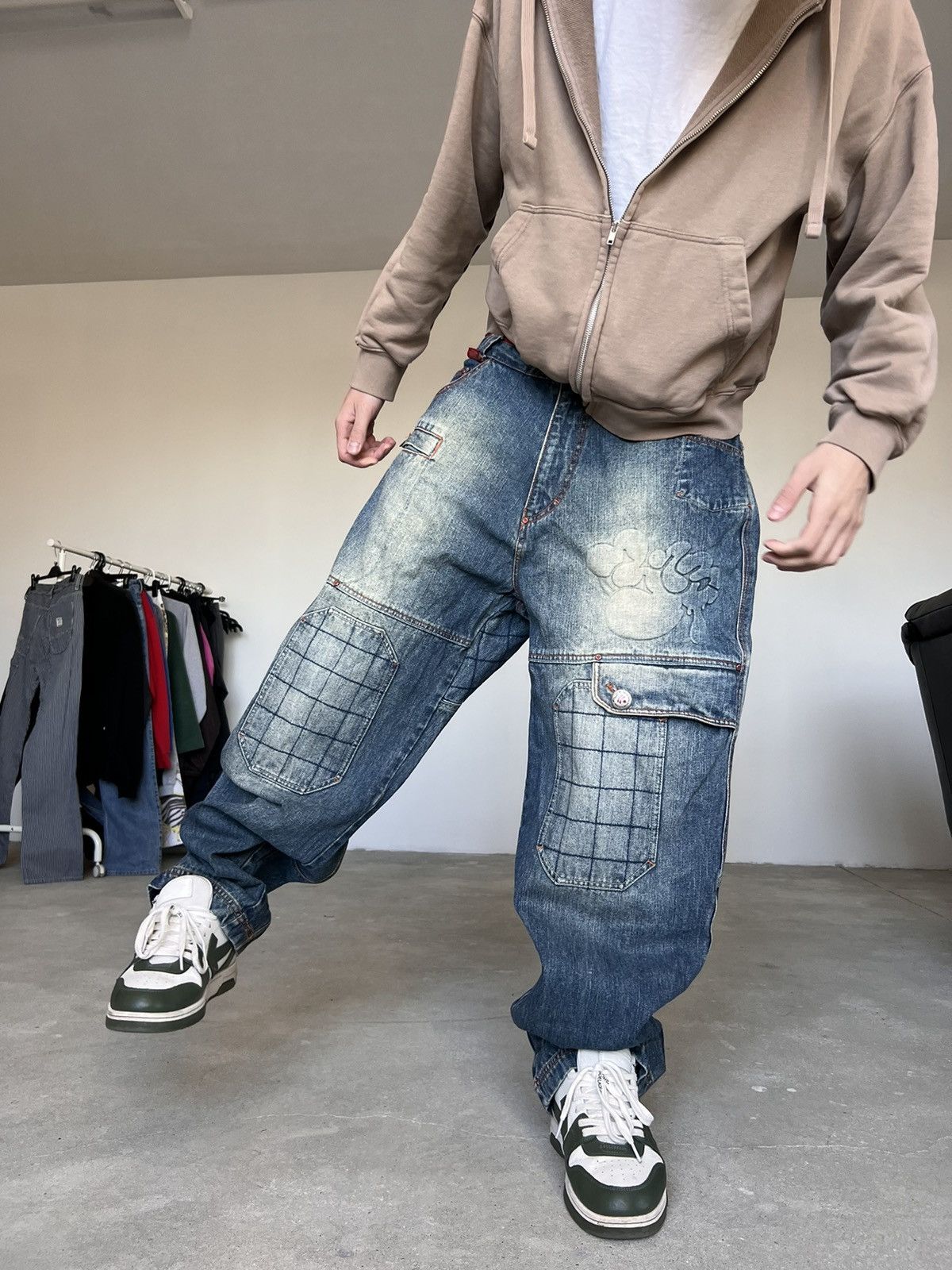 JNCO Vintage Bullrot Baggy Jeans Y2K Size US 32 / EU 48 - 11 Thumbnail