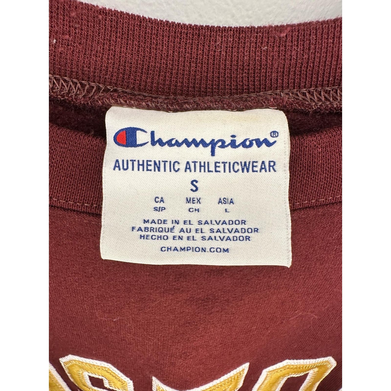 Champion Champion Athletic Wear Boston College Sweatshirt Maroon S Size S / US 4 / IT 40 - 3 Thumbnail