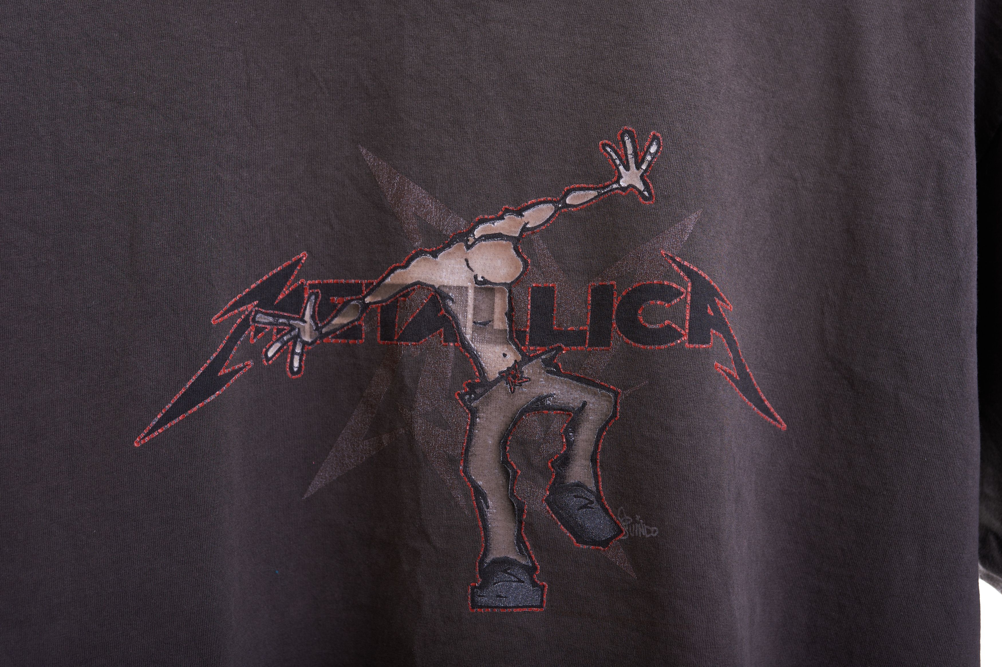 Metallica Vintage Metallica Ninja Star 2002 T-shirt Black Size XL Size US XL / EU 56 / 4 - 7 Thumbnail