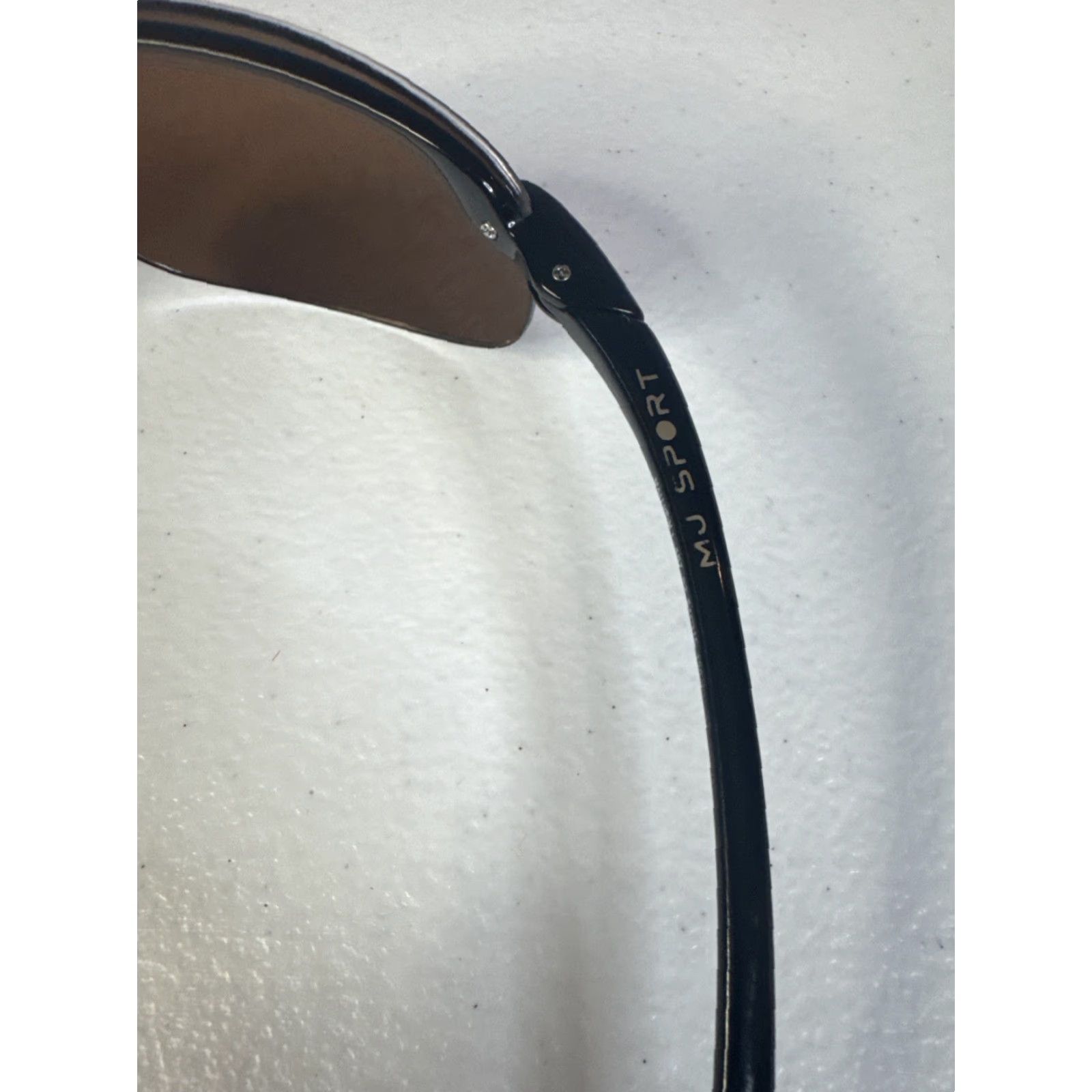 Maui Jim Maui Jim Ho'okipa MJ 407-02 Black Wrap Sunglasses FRAMES ONLY 64-15-130 Men's Sunglasses Wrap Black UV400 Polarized Acetate Plastic Size ONE SIZE - 7 Thumbnail