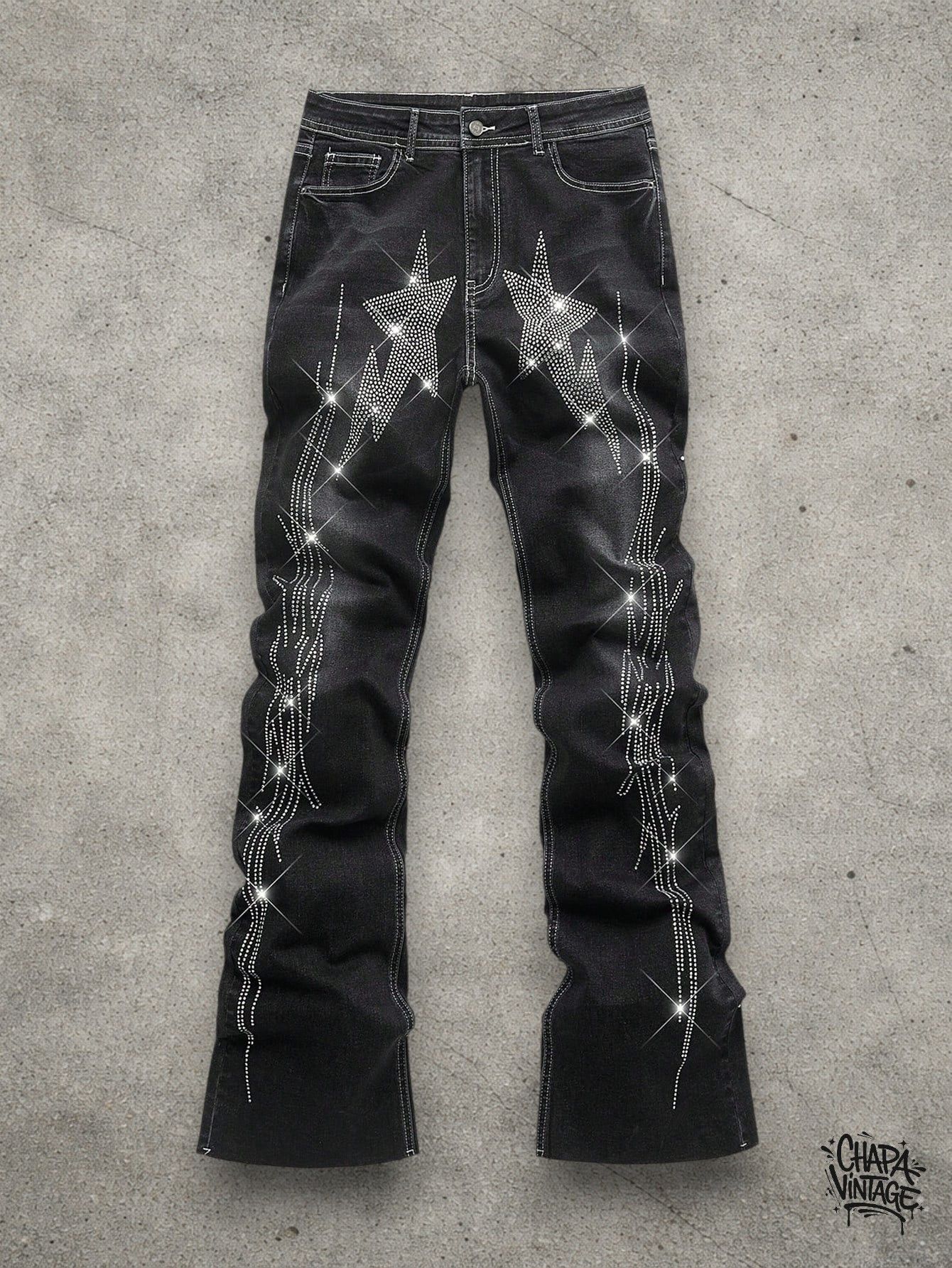 Japanese Brand Slim opium jeans shine Size US 32 / EU 48 - 1 Thumbnail