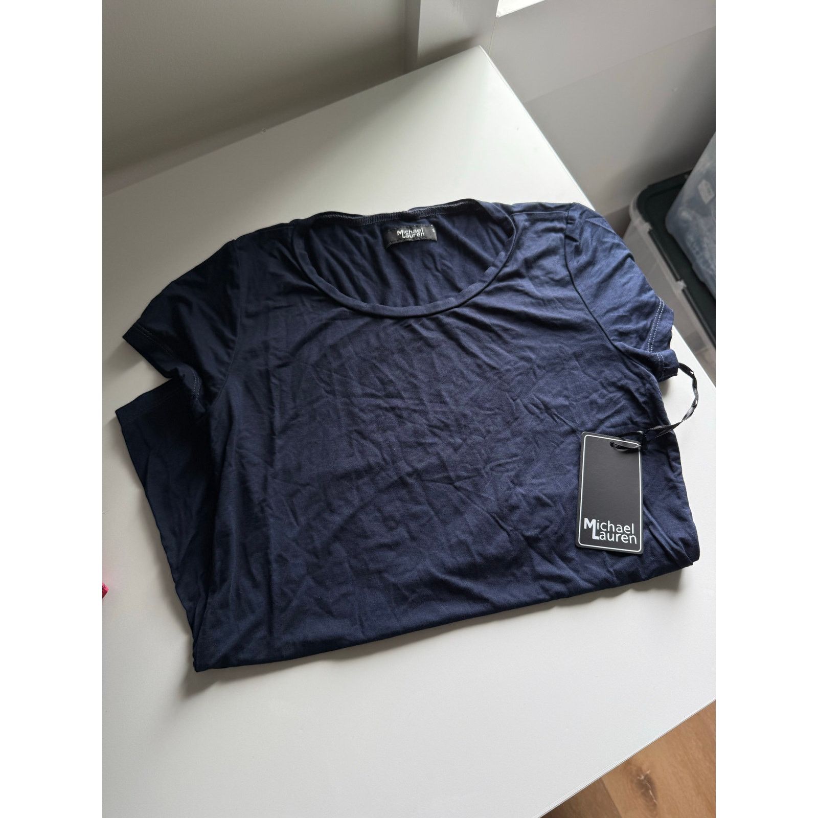 REVOLVE $66 New Michael Lauren Fitted Tee - Navy Small Size S / US 4 / IT 40 - 5 Thumbnail