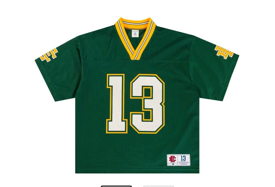 Eric Emanuel Eric Emanuel EE Miami football jersey green & yellow large Size US L / EU 52-54 / 3 - 1 Thumbnail