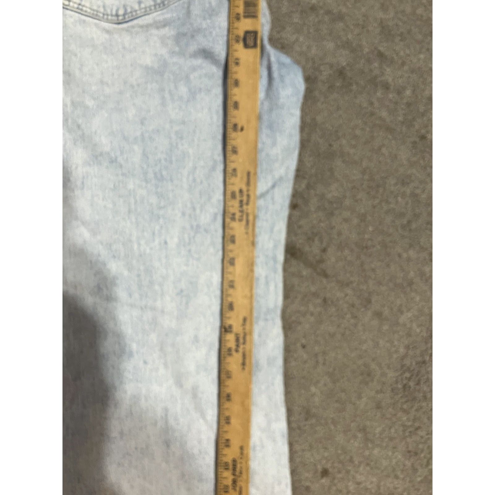 Abercrombie & Fitch Abercrombie & Fitch The'90s Relaxed Jeans Women 33/16 Blue Denim Cotton High Rise Straight 5-Pocket Zipper Button Machine Washable Vintage No/No Size 38" / US 16 / IT 52 - 6 Thumbnail