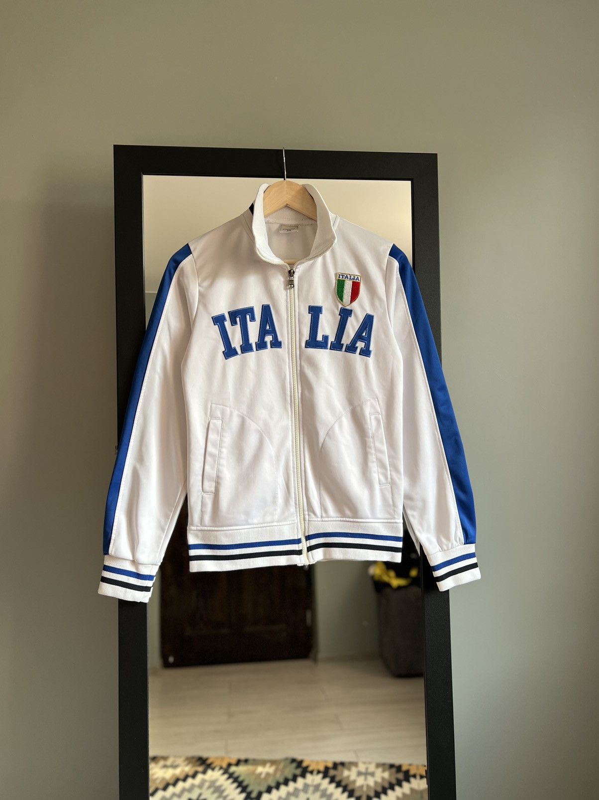 Vintage Vintage Italia Blokecore Track Top Jacket Size US S / EU 44-46 / 1 - 1 Thumbnail