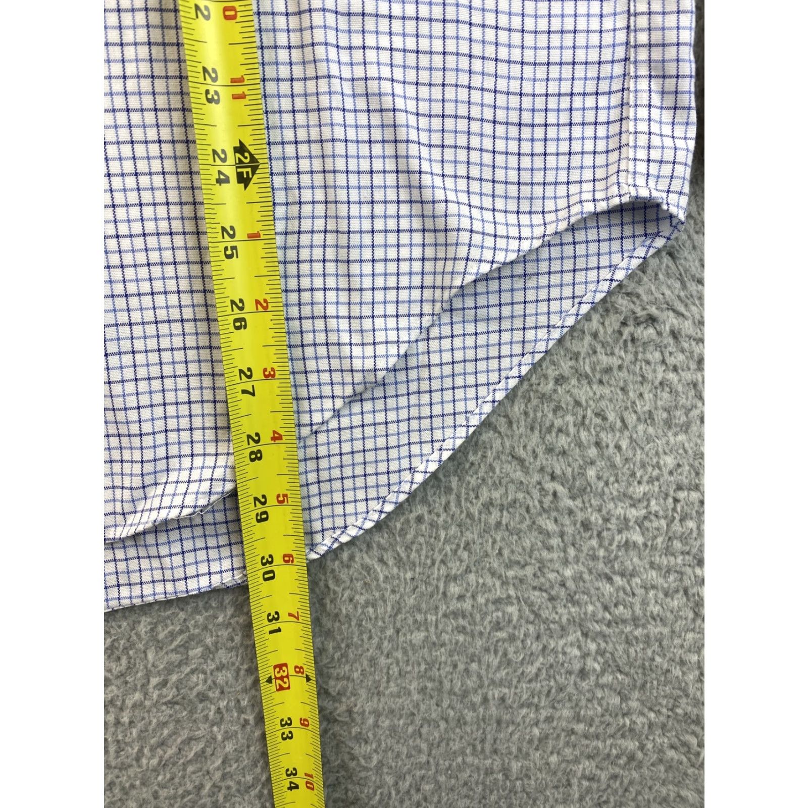 Ralph Lauren Ralph Lauren Classic Fit Check Button-Up Shirt 16.5 Blue/White Men's Regular Size US L / EU 52-54 / 3 - 7 Thumbnail