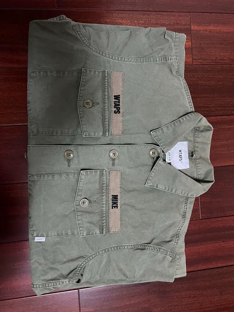 Wtaps Wtaps Washable military green shirt Size US M / EU 48-50 / 2 - 2 Thumbnail