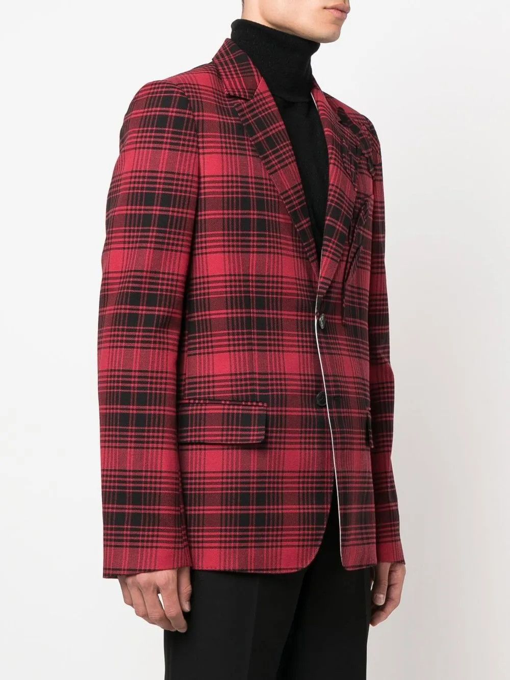 Valentino o1y0525 Blazer in Red/Black Size US S / EU 44-46 / 1 - 3 Thumbnail