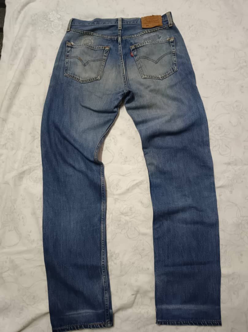 Levi's Vintage Clothing × Vintage VTG 90s Levi's 501 bottom 553 Size US 32 / EU 48 - 2 Thumbnail