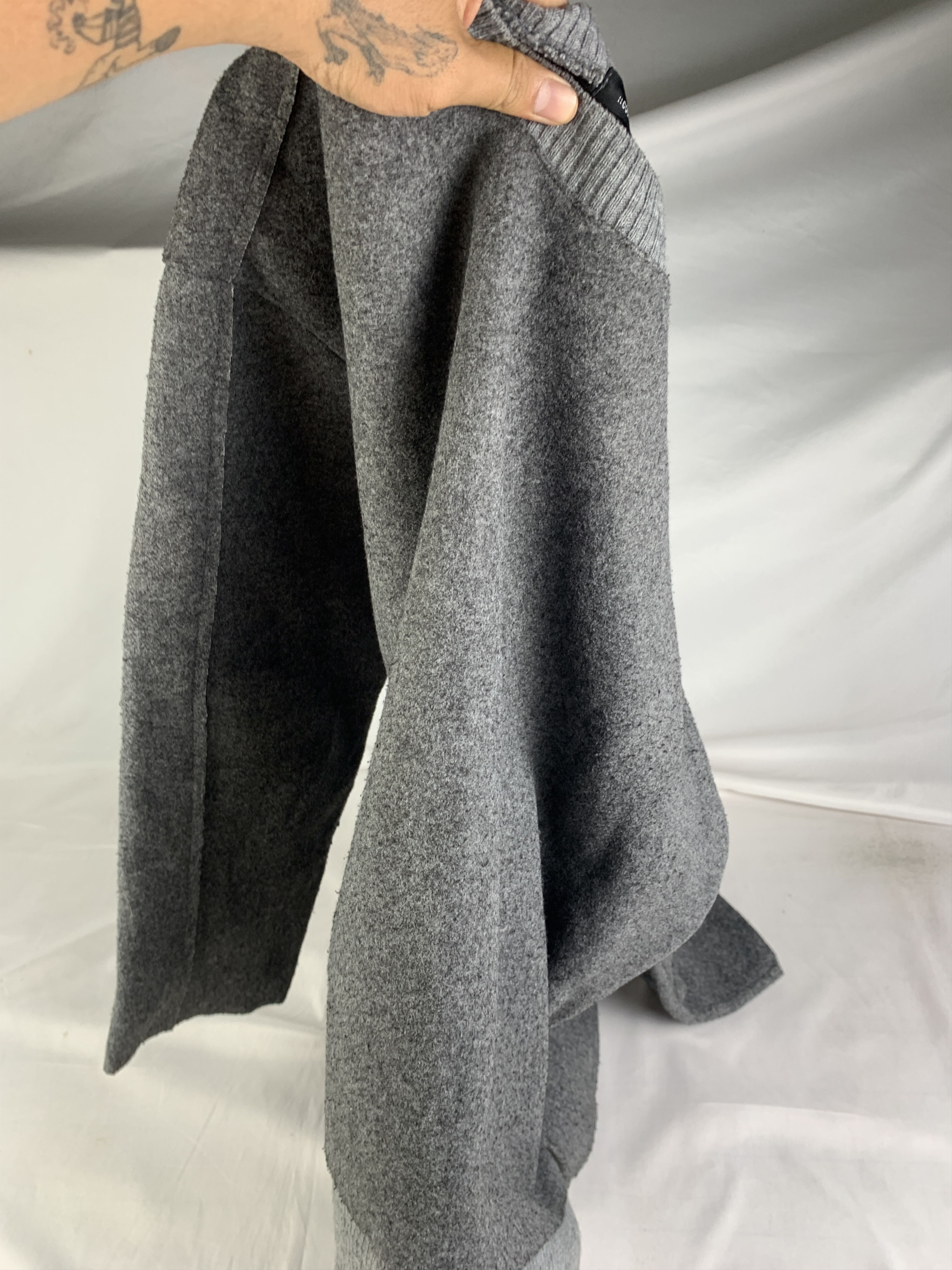 Codes Combine ::codes combine Charcoal Fleece Stiff Sweater (L) Size US L / EU 52-54 / 3 - 9 Thumbnail
