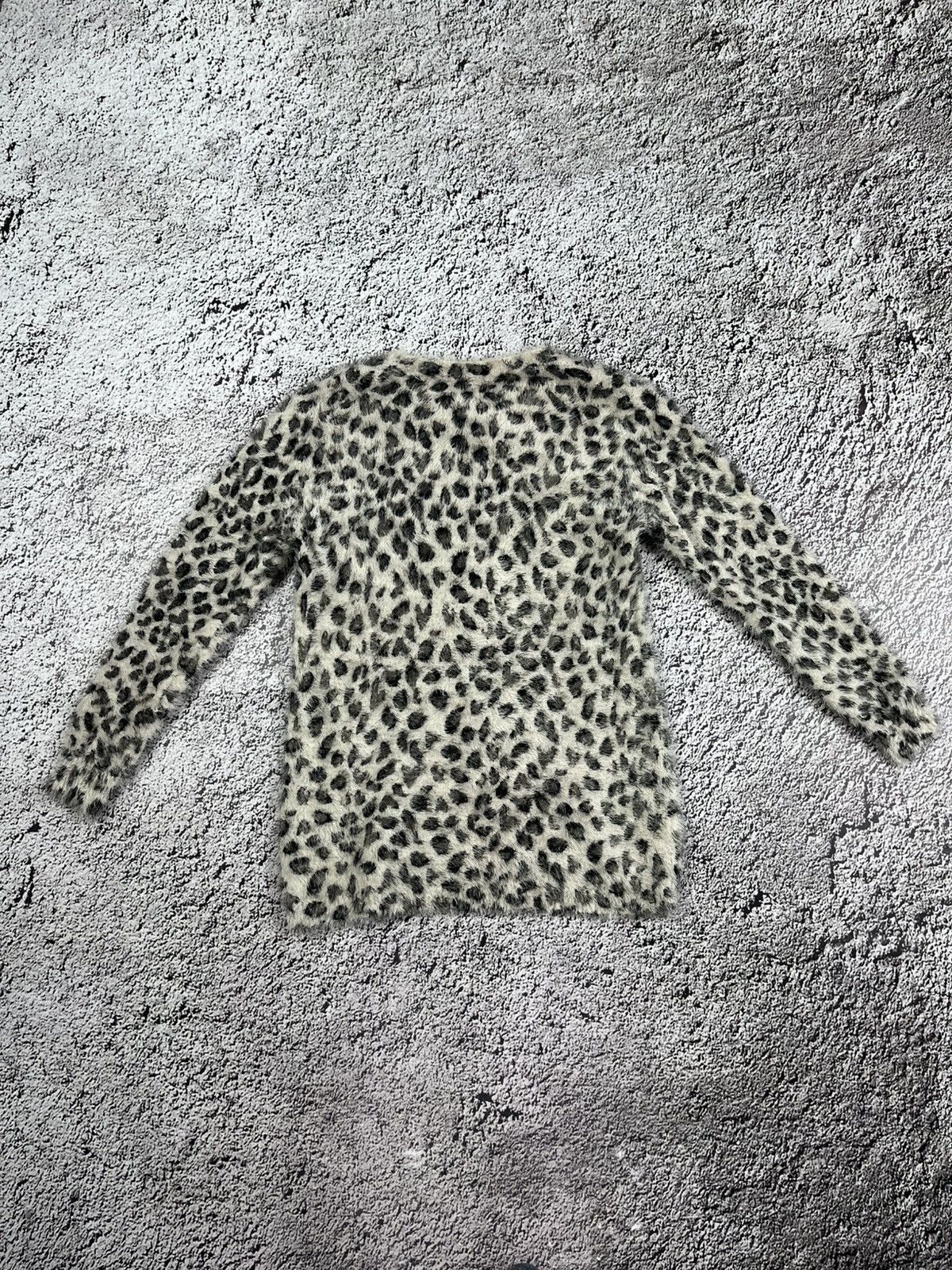 Vintage VINTAGE Y2K FUZZY LEOPARD LONG SWEATER AVANTGARDE Size M / US 6-8 / IT 42-44 - 5 Thumbnail