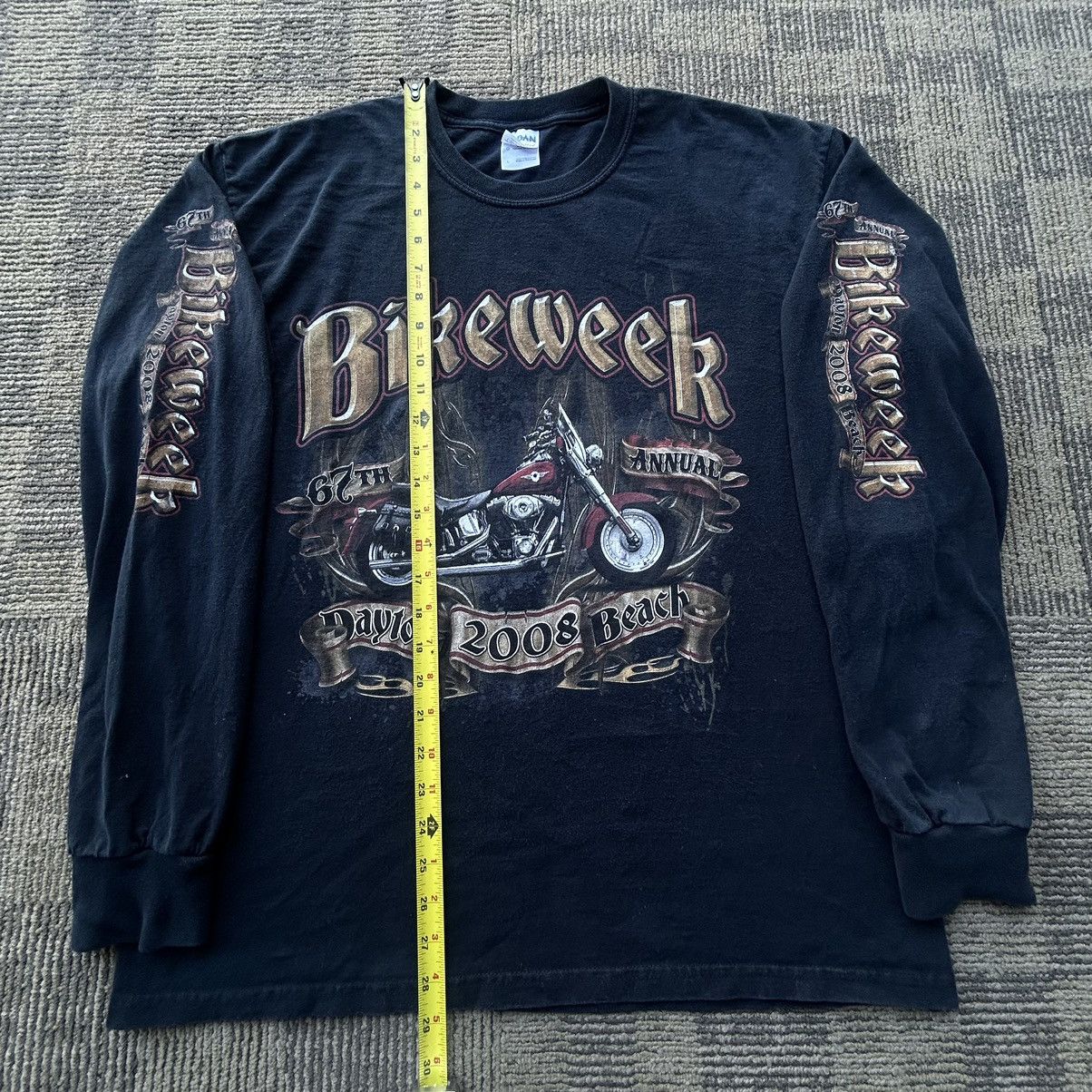 Vintage VTG ‘08 Bike Week Daytona Beach Eagle Graphic Long Sleeve Size US L / EU 52-54 / 3 - 4 Thumbnail