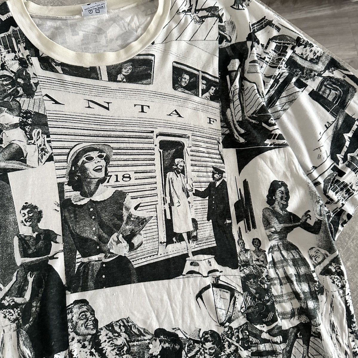 Vintage Vintage 90s All Over Print AOP tee Hawaii chill y2k girls Size US L / EU 52-54 / 3 - 5 Thumbnail