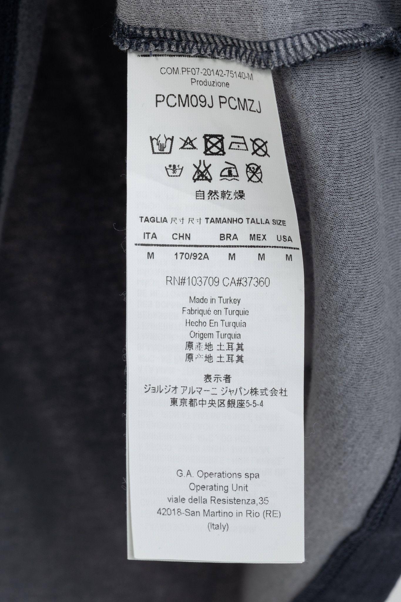 Armani Collezioni Armani Collezioni Jersey Layered-Crewneck T-Shirt Size US M / EU 48-50 / 2 - 9 Thumbnail
