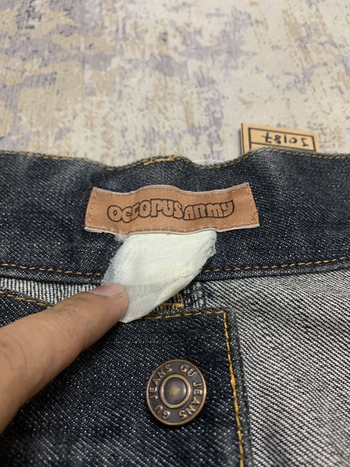 Japanese Brand Japanese Brand Octopus Army Black Loose Fit Jeans Size US 32 / EU 48 - 14 Thumbnail
